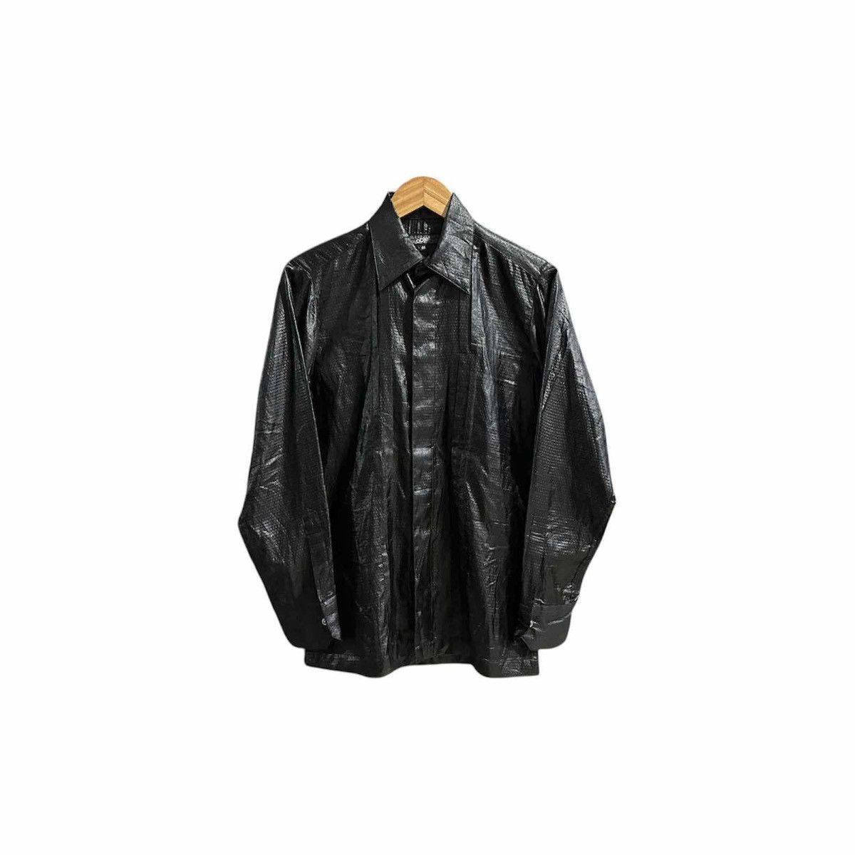 Gaultier Homme Objet × Jean Paul Gaultier 🔥Rare Vintage Jean Paul Gautier Objet Shirt Black Sheer Size US M / EU 48-50 / 2 - 2 Thumbnail
