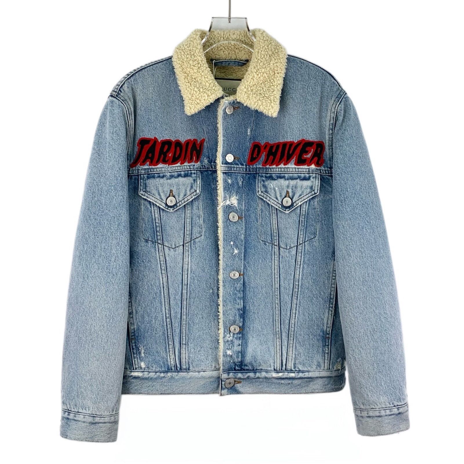 Gucci Gucci Cotton Embroidered Blue Jacket 42 Women Size M / US 6-8 / IT 42-44 - 1 Thumbnail