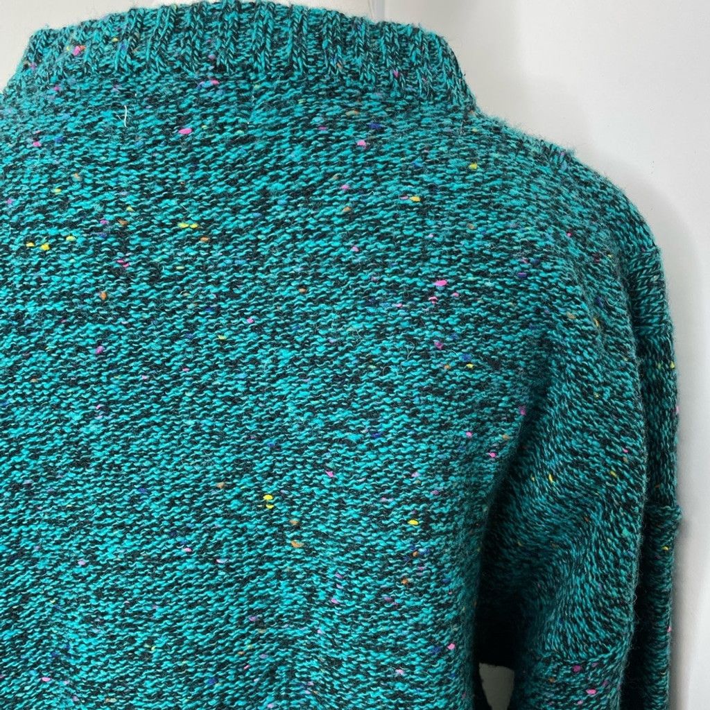 Vintage Vintage Wool Cable Knit Crew Neck Speckled Sweater L Size L / US 10 / IT 46 - 8 Thumbnail
