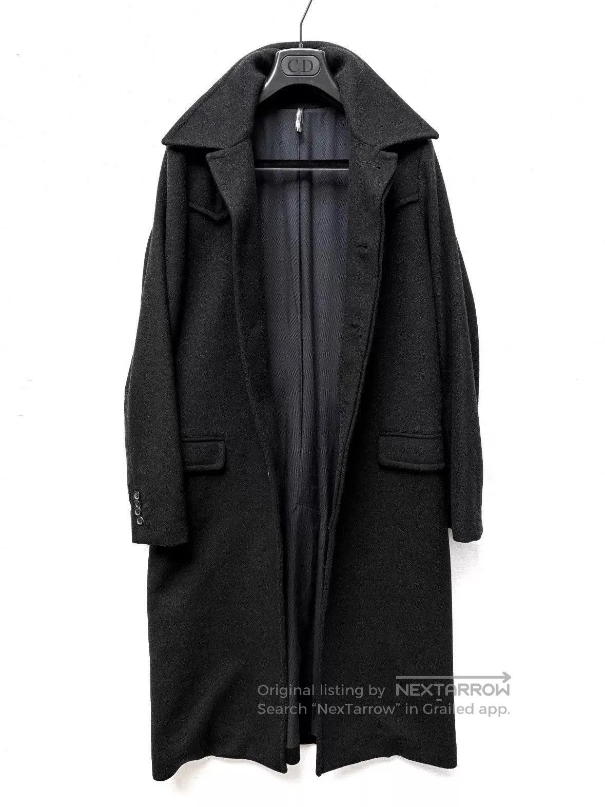 Dior Black Long Wool Blend Coat Size S. Size US S / EU 44-46 / 1 - 2 Thumbnail