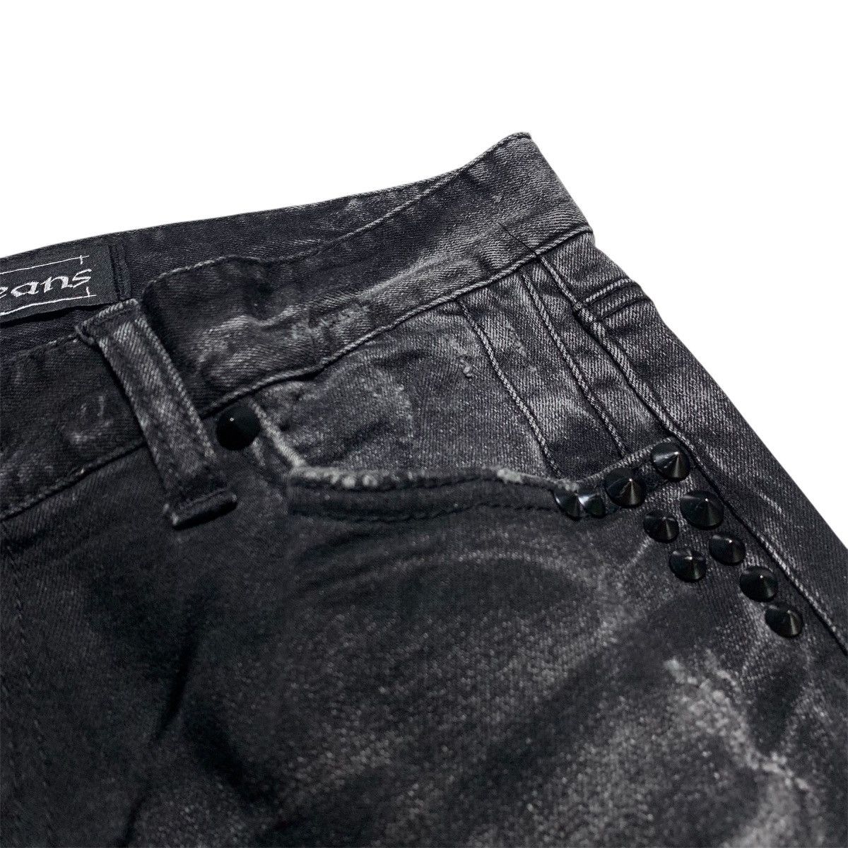 Japanese Brand Buckaroo Distressed Boro Faded Ifsix Vkeii Gothic Lgb Style Size US 31 - 5 Thumbnail