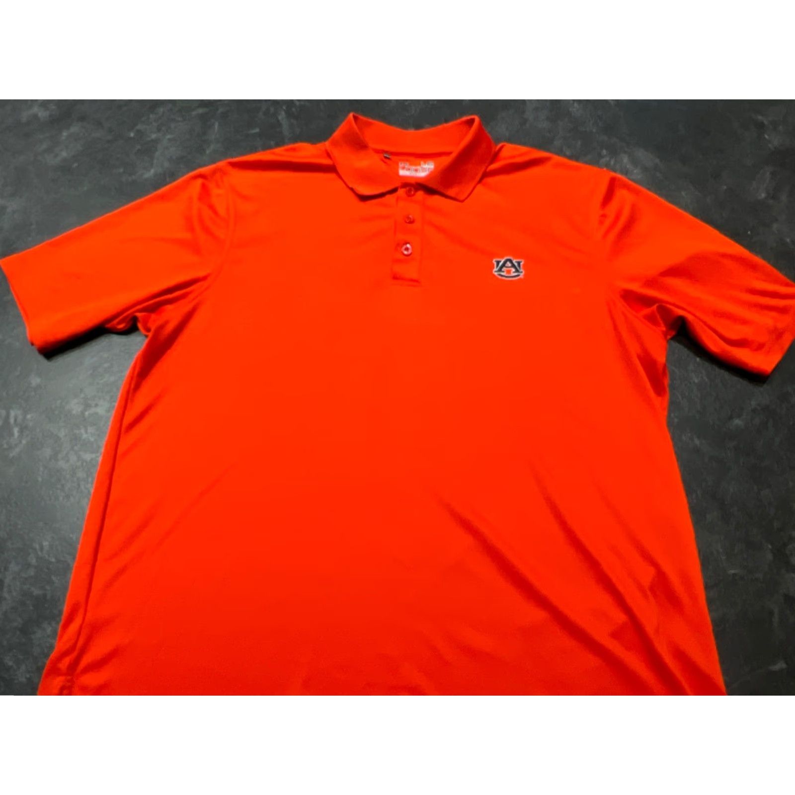 Under Armour Under Armour Auburn Tigers Polo Shirt Mens Large Orange HeatGear Golf Athletic Size US L / EU 52-54 / 3 - 2 Thumbnail