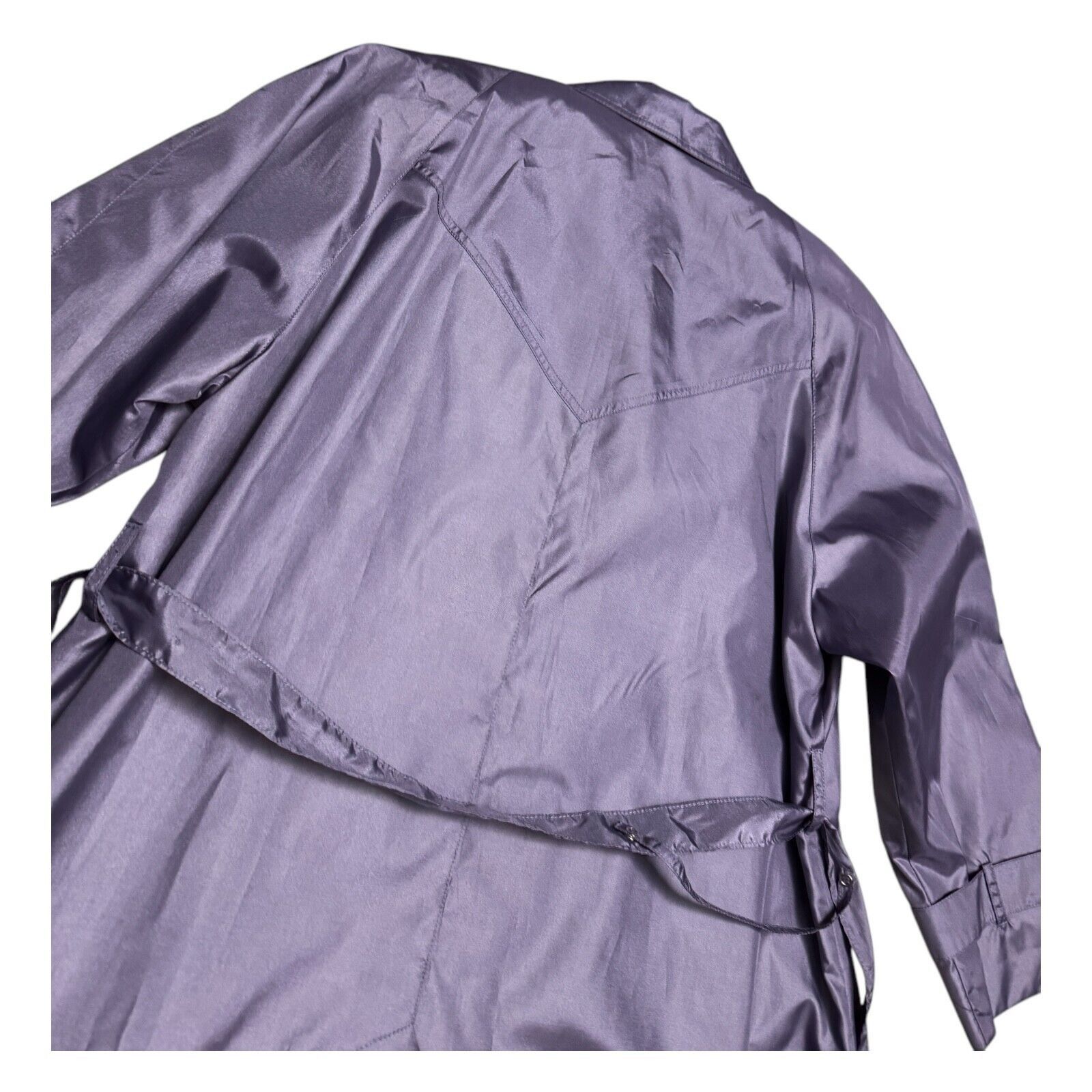London Fog LONDON FOG Towne Shiny Designer Waterproof Trench Coat 12P Size XL / US 12-14 / IT 48-50 - 4 Thumbnail