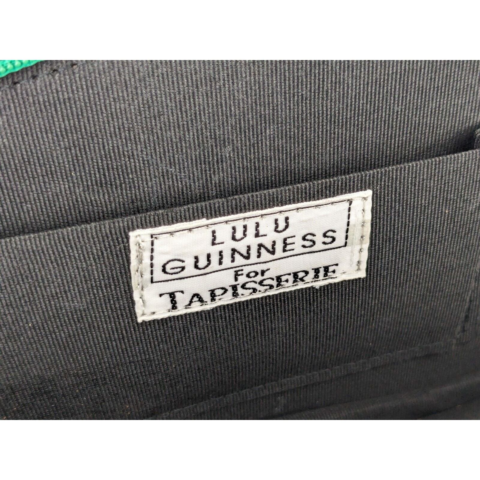 Other Lulu Guinness Tapisserie Clutch Handbag Needlepoint Suede Size ONE SIZE - 20 Thumbnail