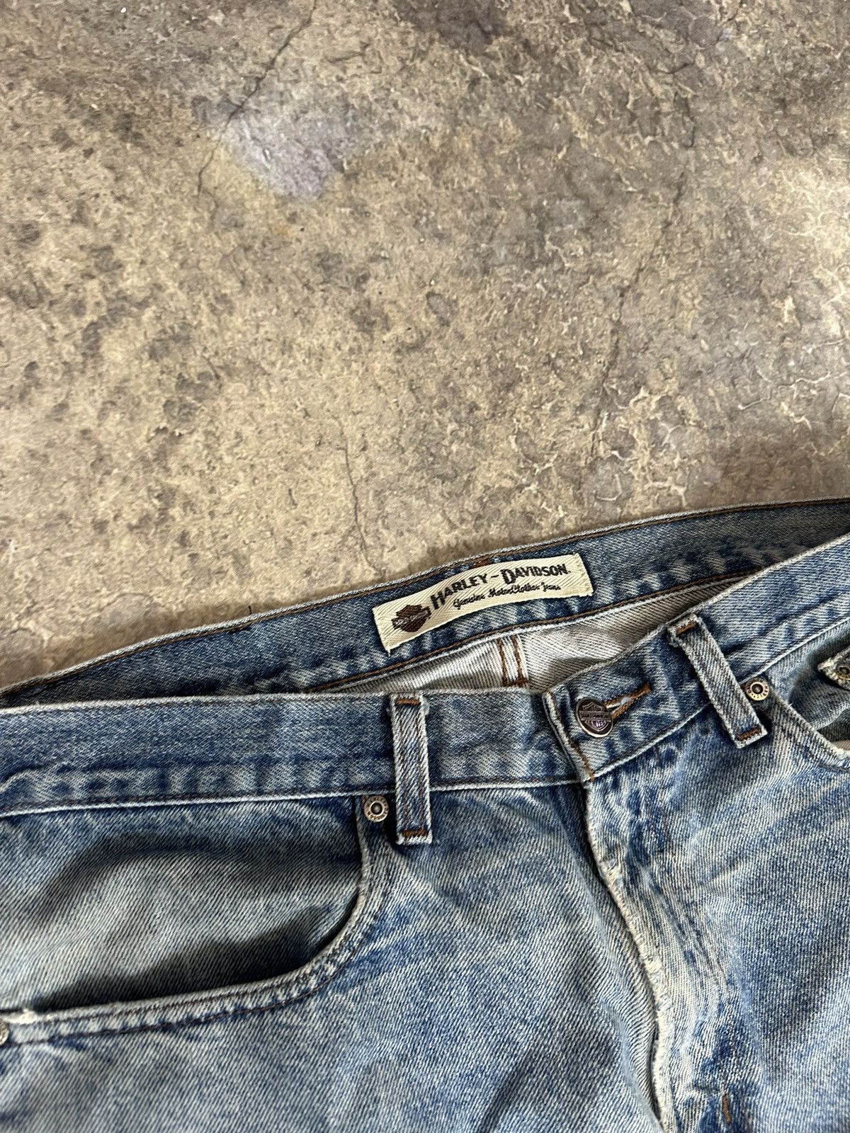 Harley Davidson × Vintage Vintage Harley Davidson Denim Size US 34 / EU 50 - 2 Thumbnail
