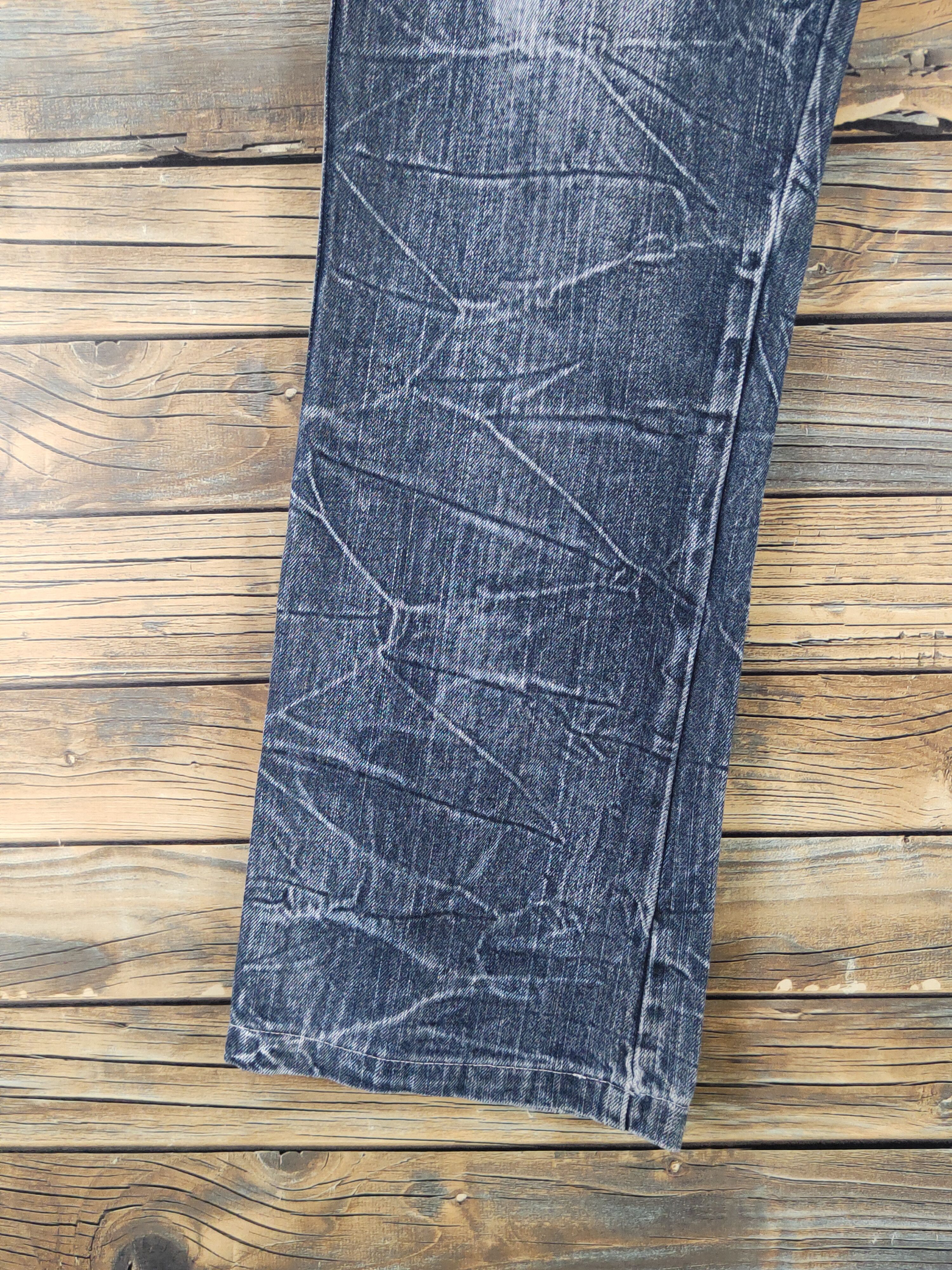 Japanese Brand Dominate Dark Blue Distressed Ripped denim Jeans #W1882 Size US 30 / EU 46 - 4 Thumbnail
