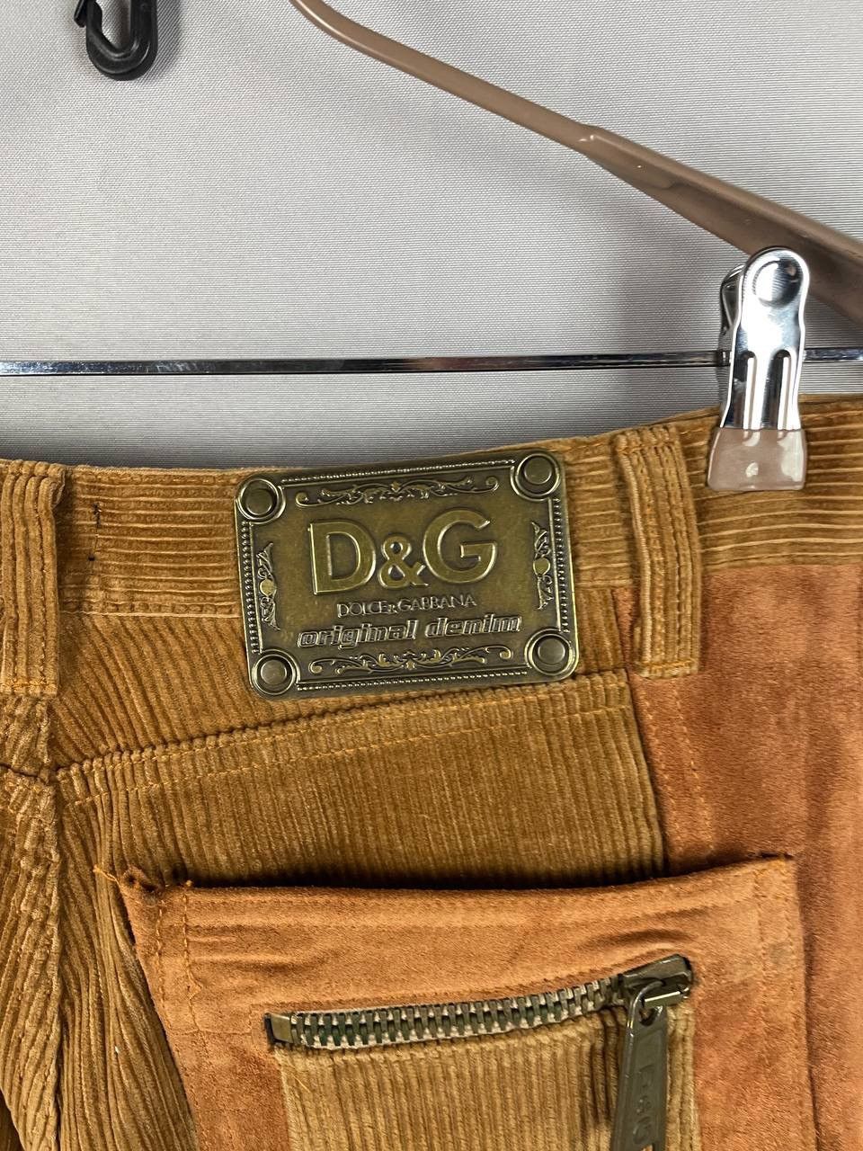 Dolce & Gabbana Dolce&Gabbana Denim Pants Brown y2k Size US 29 - 10 Thumbnail