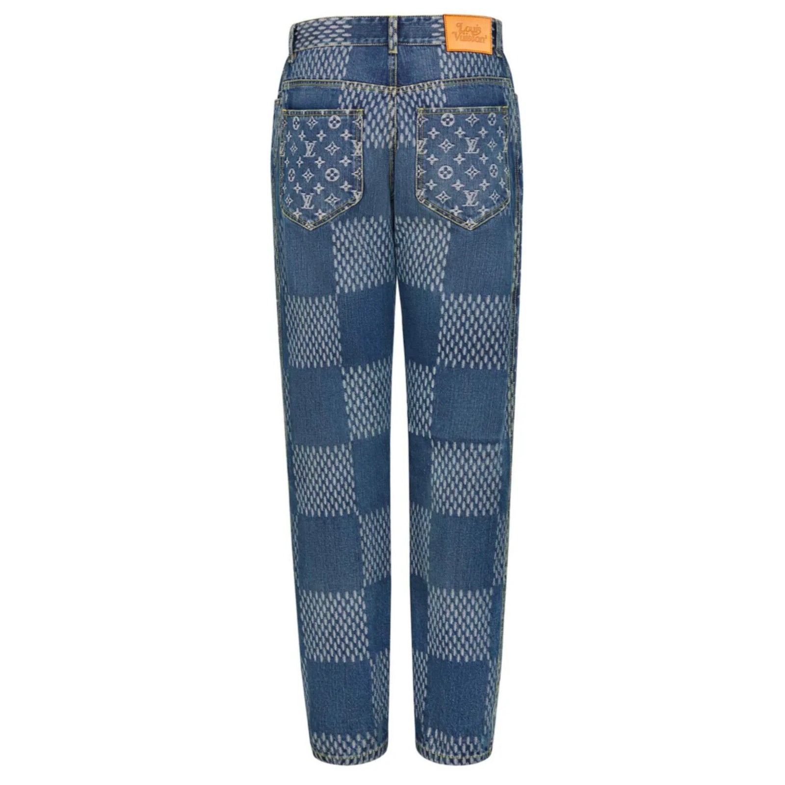 Louis Vuitton Louis Vuitton x Nigo Giant Damier Waves Monogram Logo Blue Size US 32 / EU 48 - 10 Thumbnail