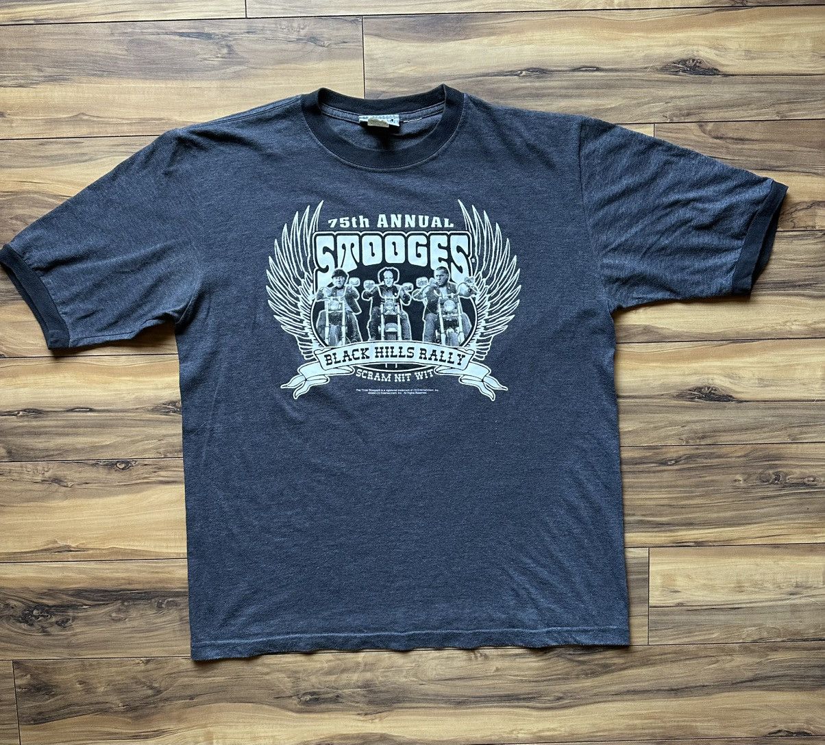 Vintage 75th Annual Sturgis Black Hills Rally 3 STOOGES 2004 edition Size US XL / EU 56 / 4 - 1 Thumbnail
