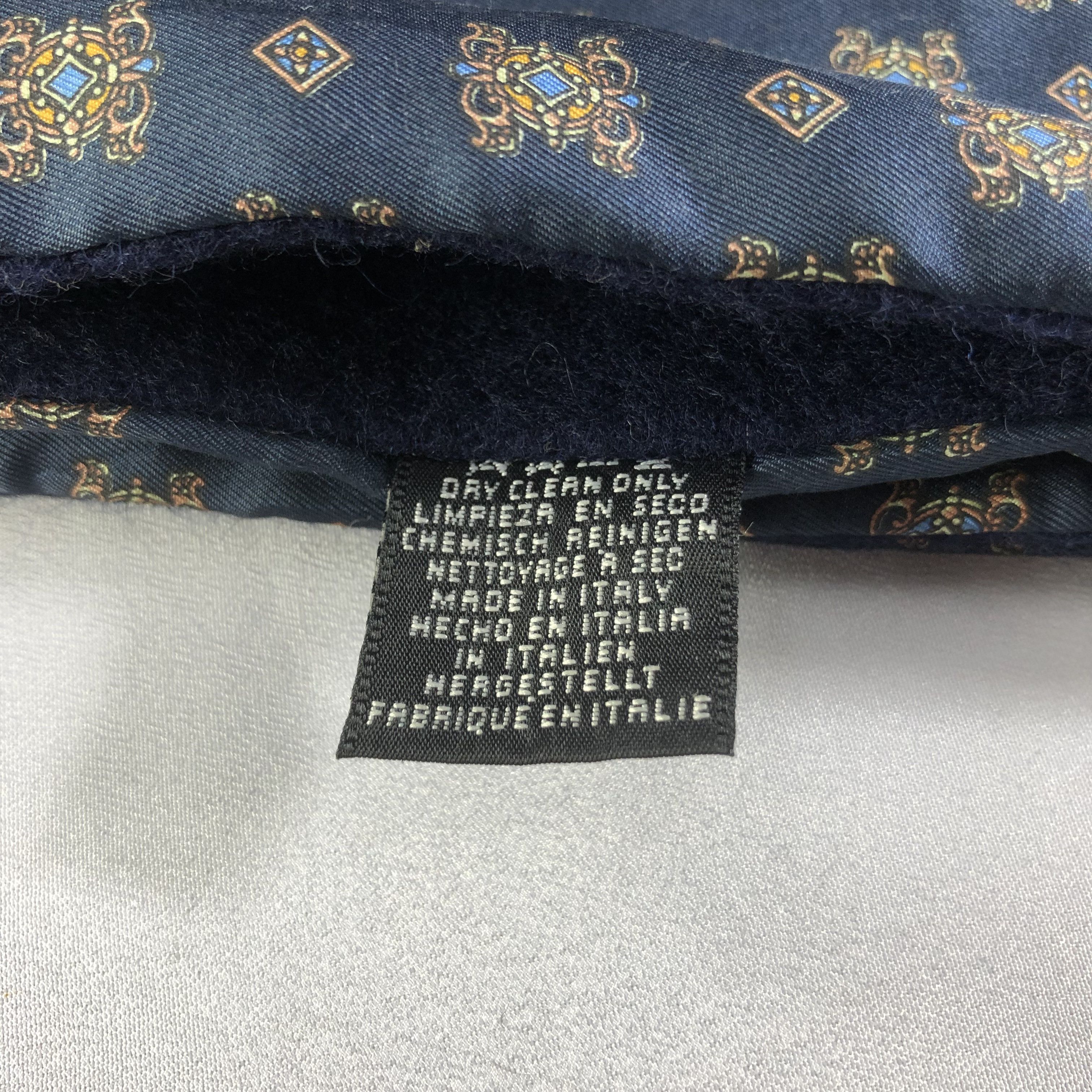 Vintage Angelo Bosani Silk Wool Scarf Muffler V1687 Size ONE SIZE - 5 Thumbnail