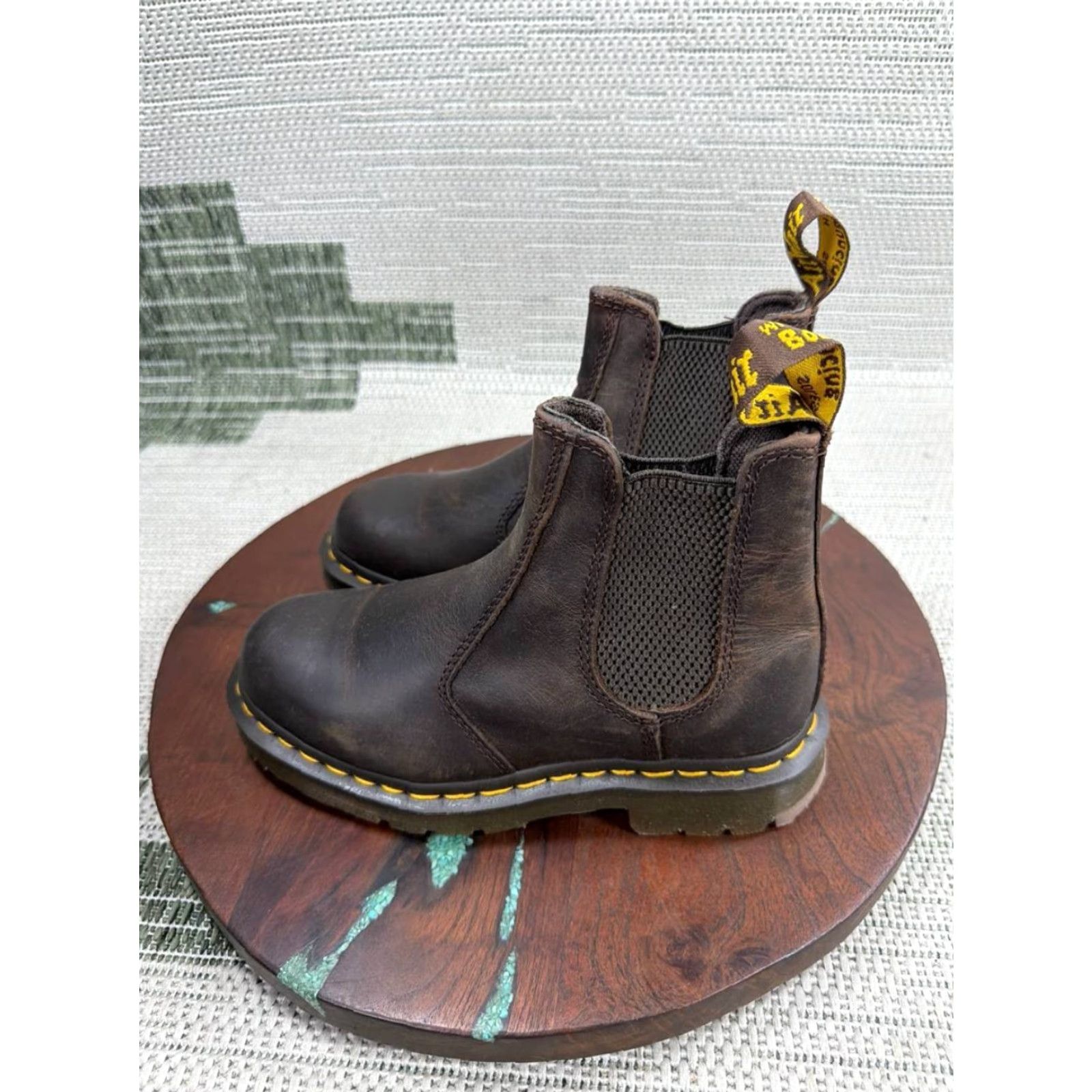 Dr. Martens Dr Martens Chelsea Boot Womens Size 5 US 2976 Slip Resistant Soft Toe Brown Leather Work Chelsea Boot Womens 5 US Slip Resistant Goodyear 2976- Brown Size US 5 / IT 35 - 3 Thumbnail