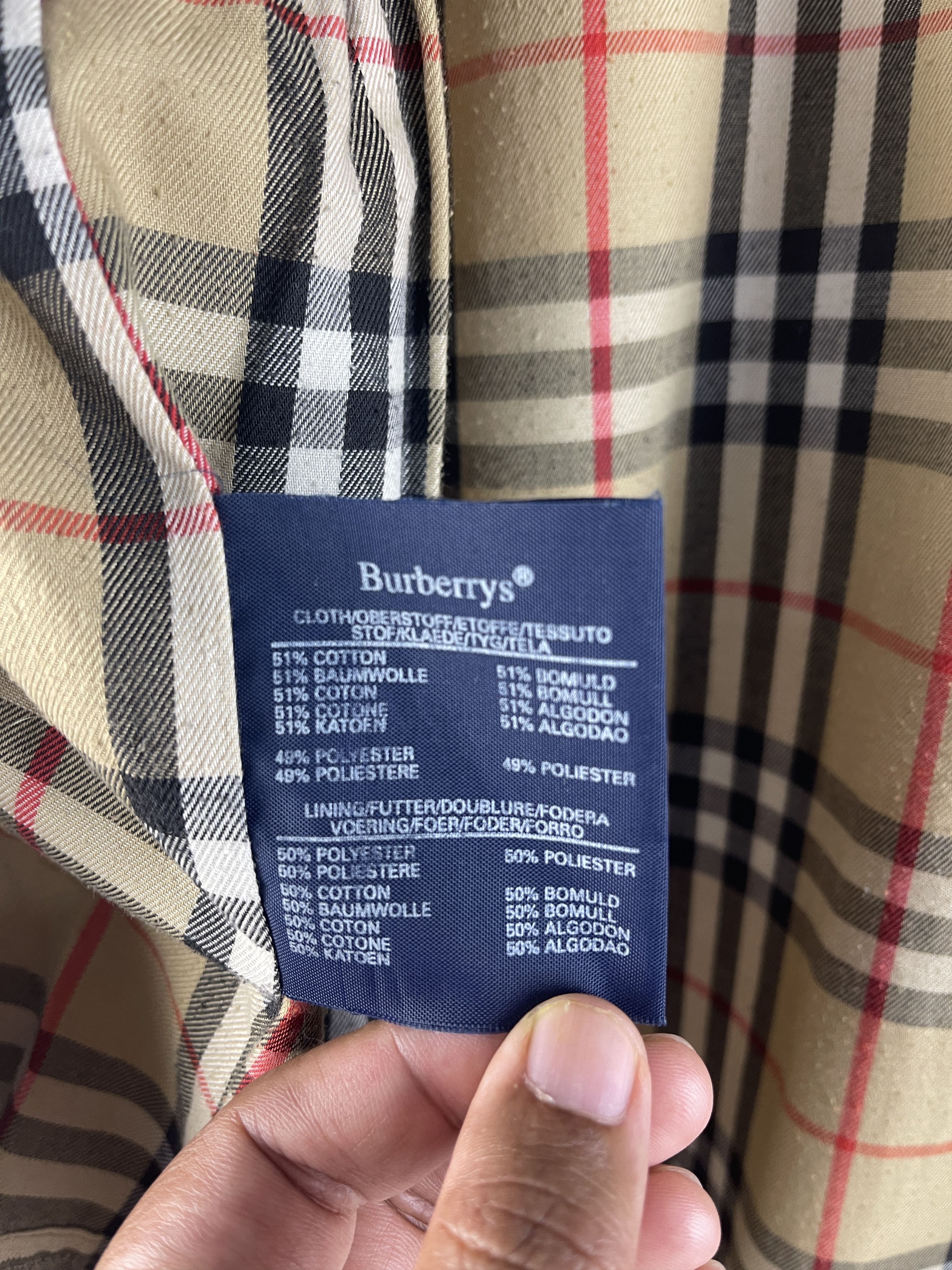 Burberry Vintage Burberrys London Piccadilly Car Coat Nova Check Size US M / EU 48-50 / 2 - 13 Thumbnail