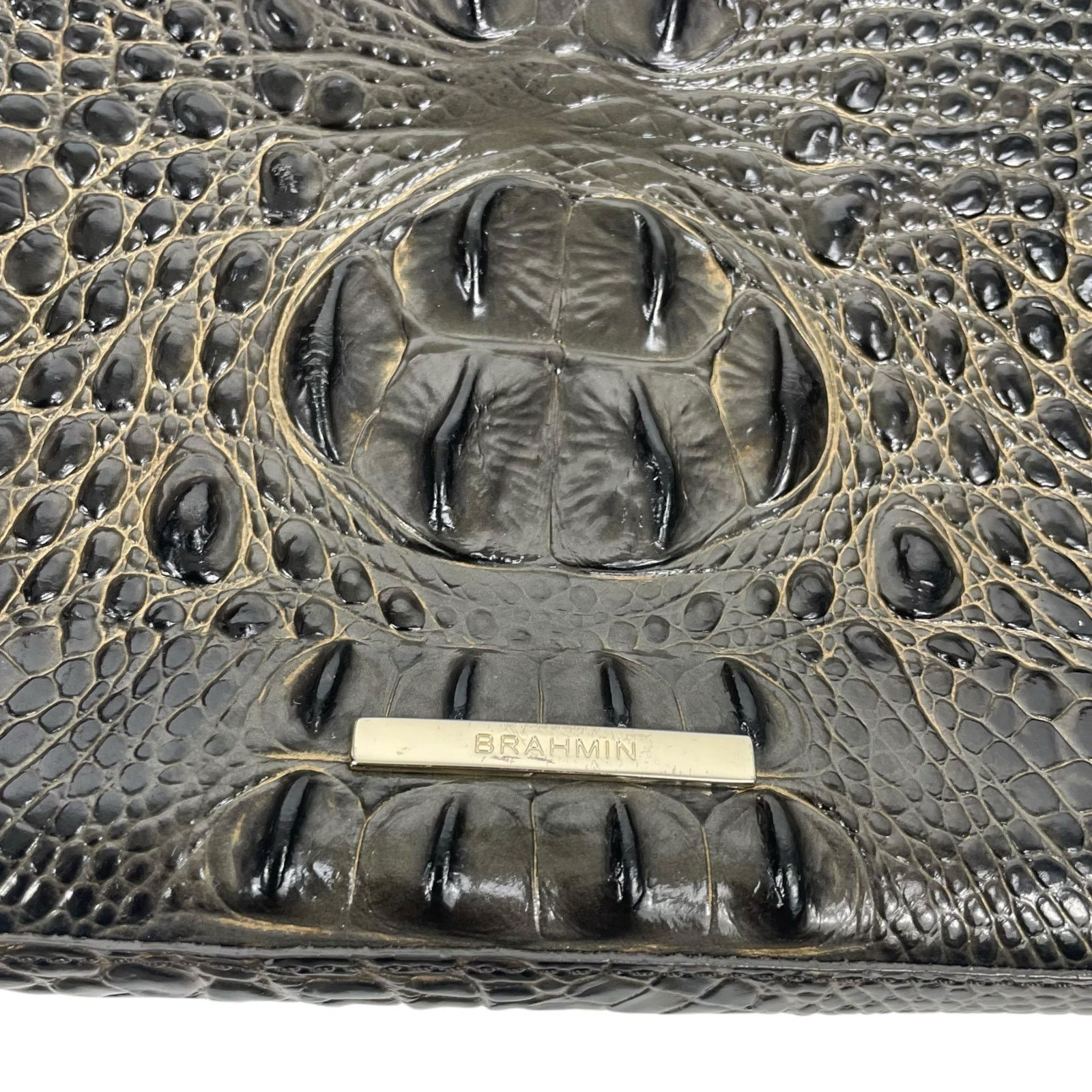 BRAHMIN Brahmin Medium Asher Tote Bag Graphite Crestview Size ONE SIZE - 8 Thumbnail