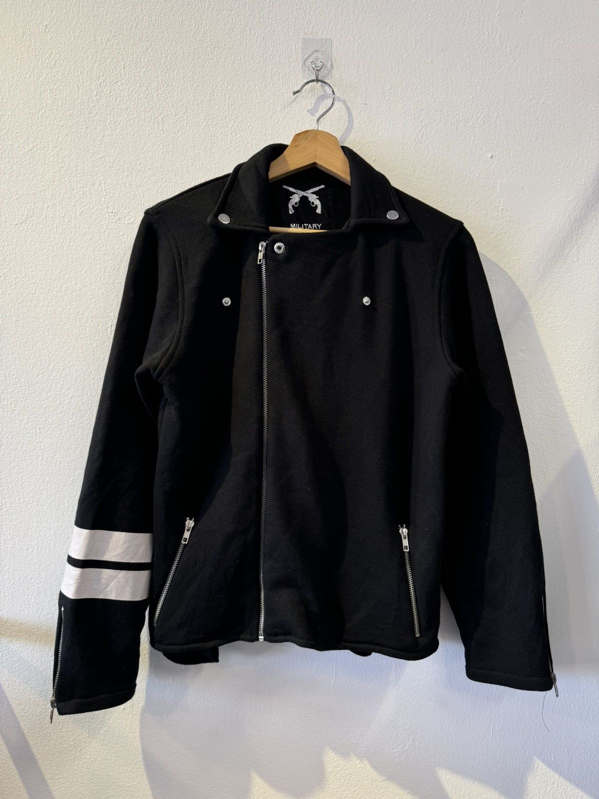 Japanese Brand Military Adoru Kids Skulls Punk Poem Zipped Jacket Size US M / EU 48-50 / 2 - 1 Thumbnail