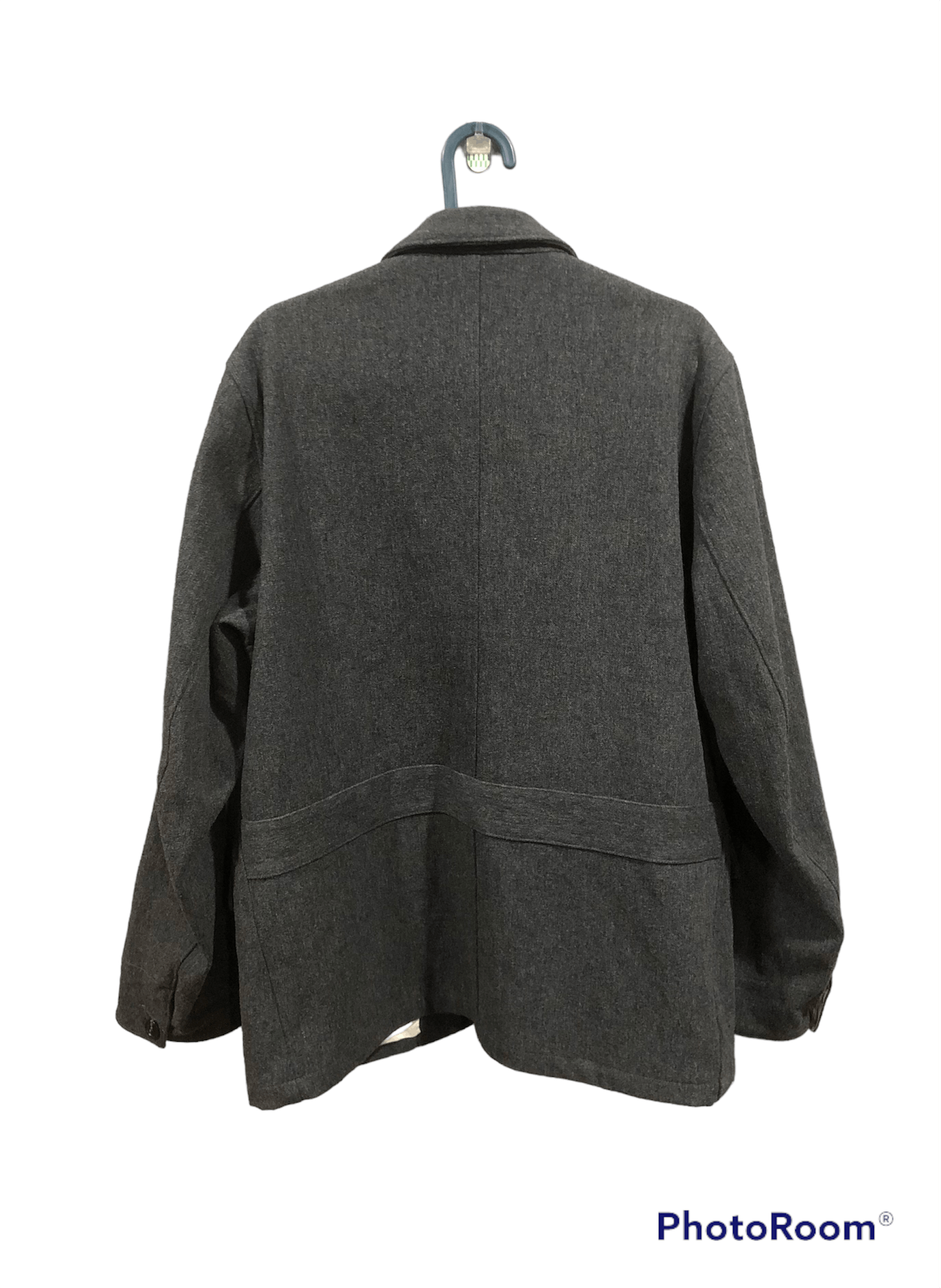 Harris Tweed H.UNIT Store Label Natural Broken Twill Wool Hunting Jacket Size US L / EU 52-54 / 3 - 5 Thumbnail