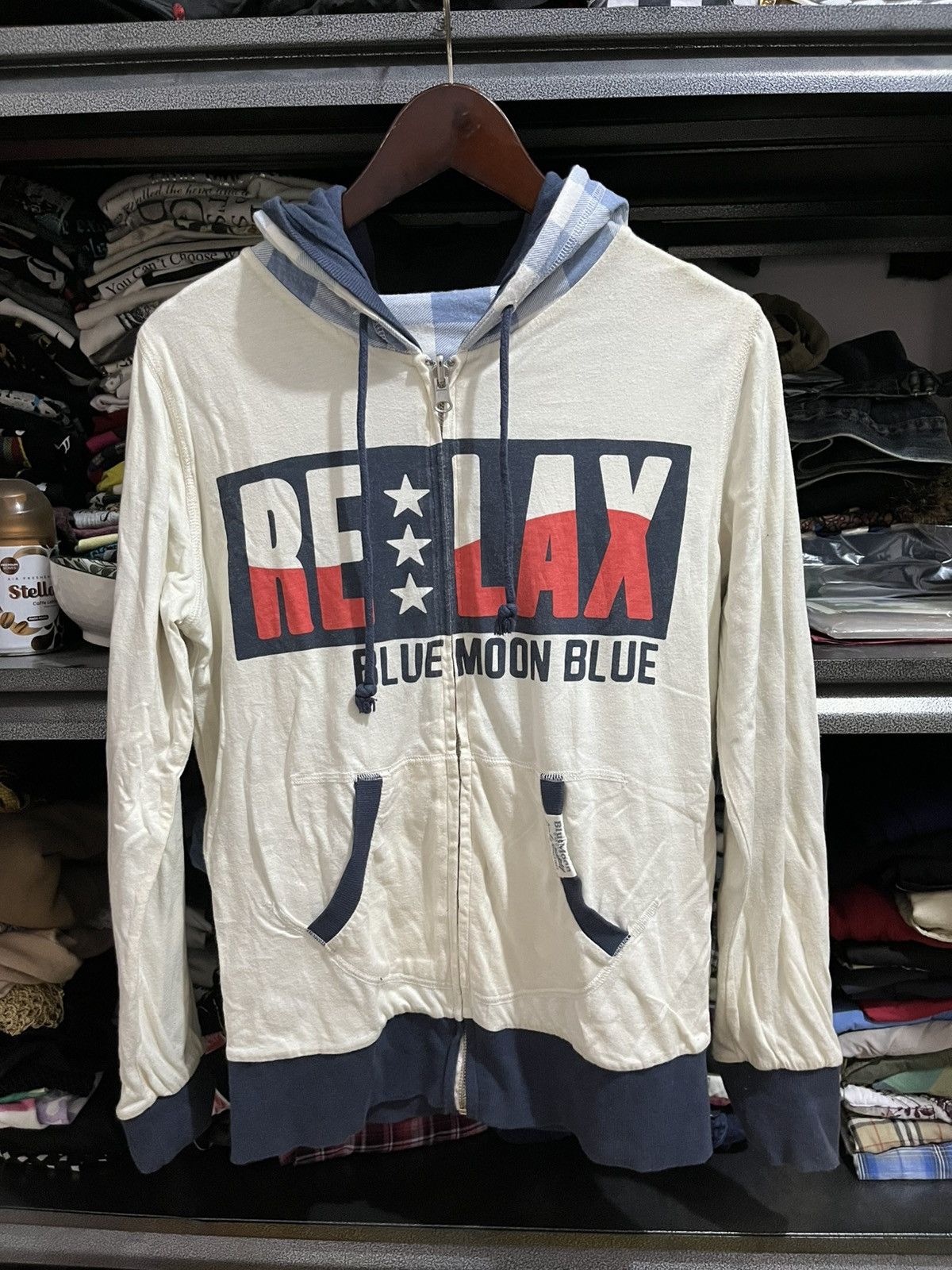 Japanese Brand Blue moon blue reversible Size US M / EU 48-50 / 2 - 1 Thumbnail
