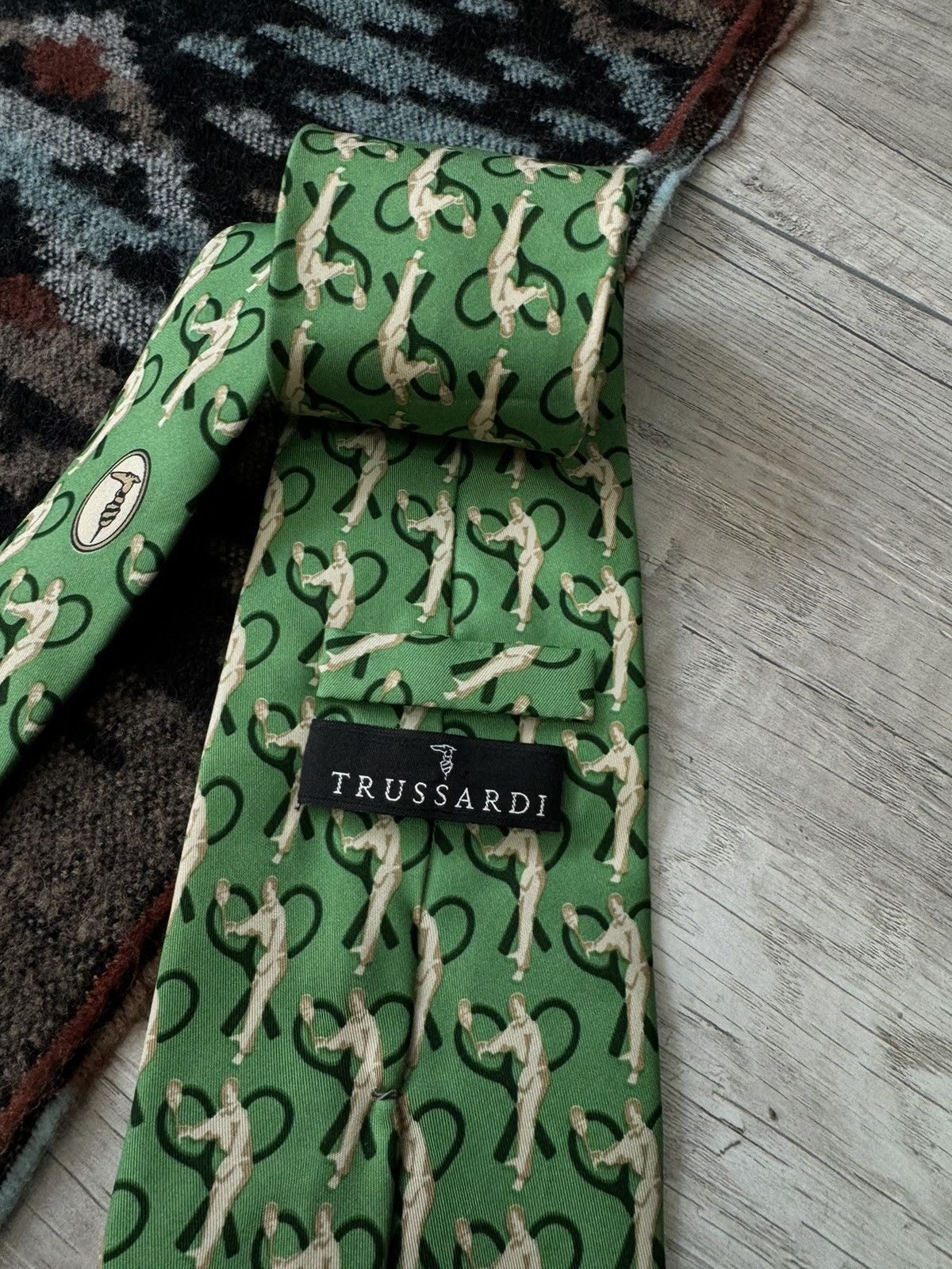 Trussardi Trussardi Silk Tie Size ONE SIZE - 3 Thumbnail