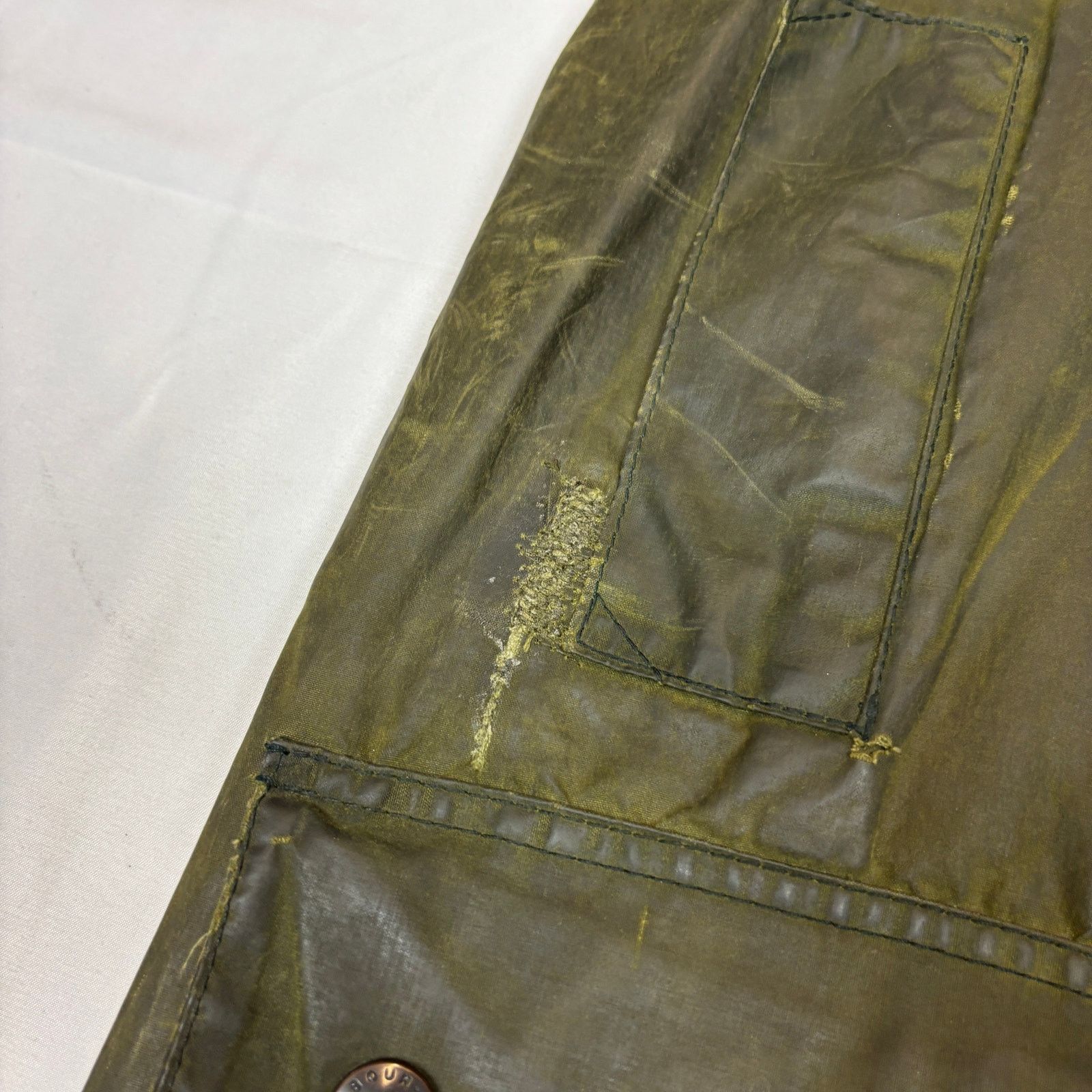Barbour Barbour Classic Beaufort Waxed Plaid Lined Olive Jacket C38 Size US M / EU 48-50 / 2 - 9 Thumbnail