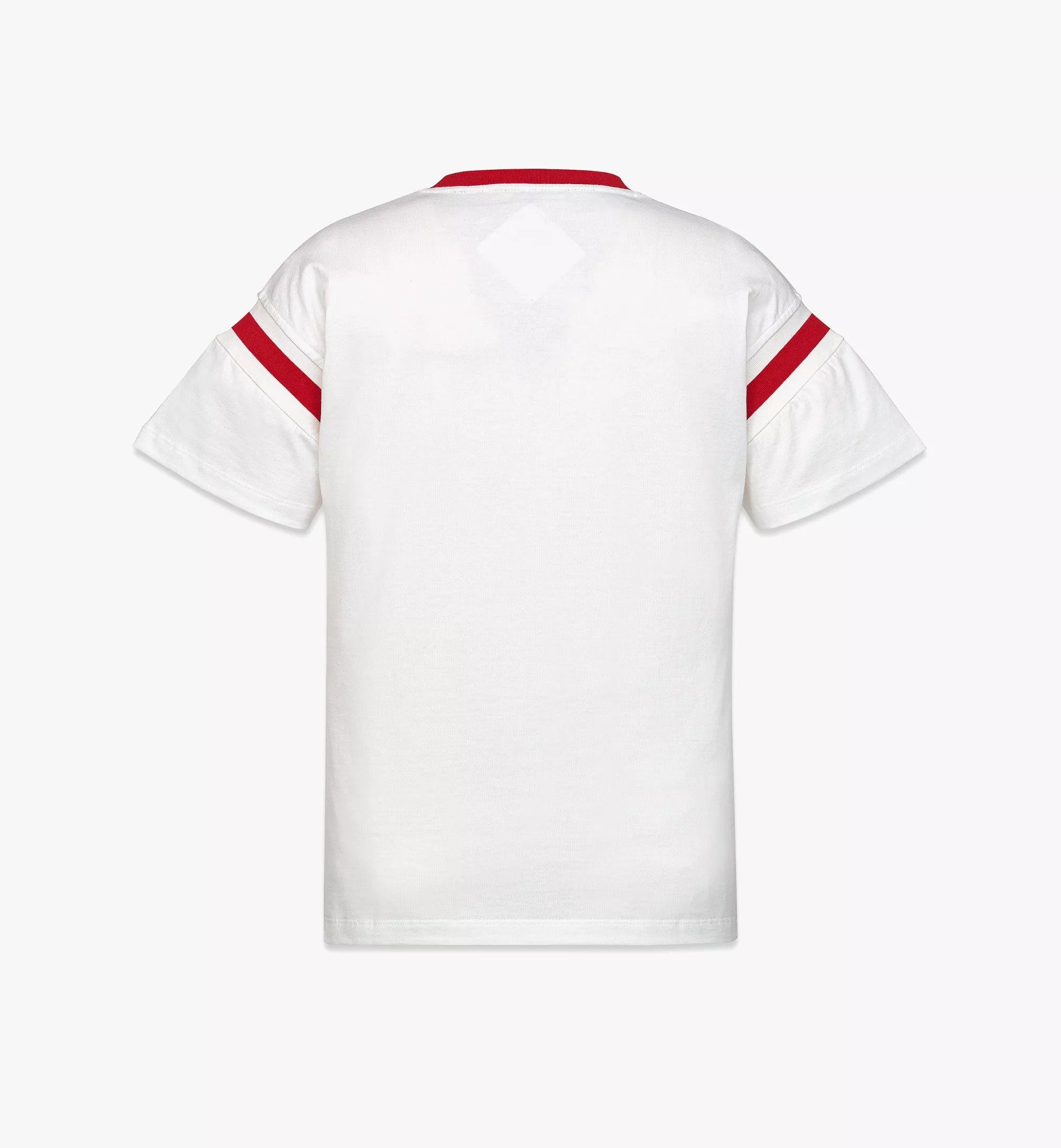 MCM o1mt1gz0126 Palm Logo T-Shirt in White/Red Size XL / US 12-14 / IT 48-50 - 3 Thumbnail