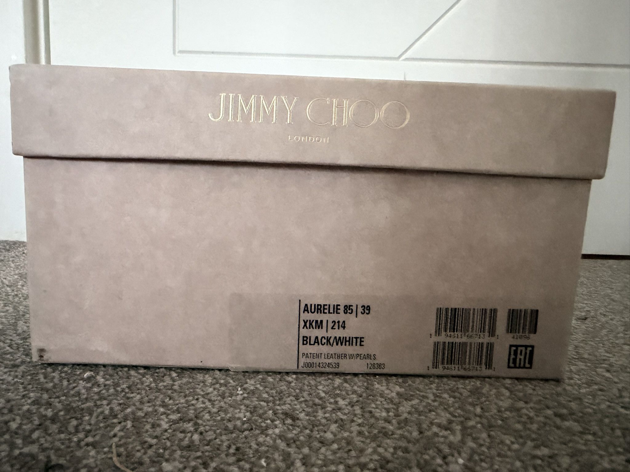Jimmy Choo Jimmy Choo Aurelie 85 l 39 Black/ White Size US 9 / IT 39 - 8 Thumbnail