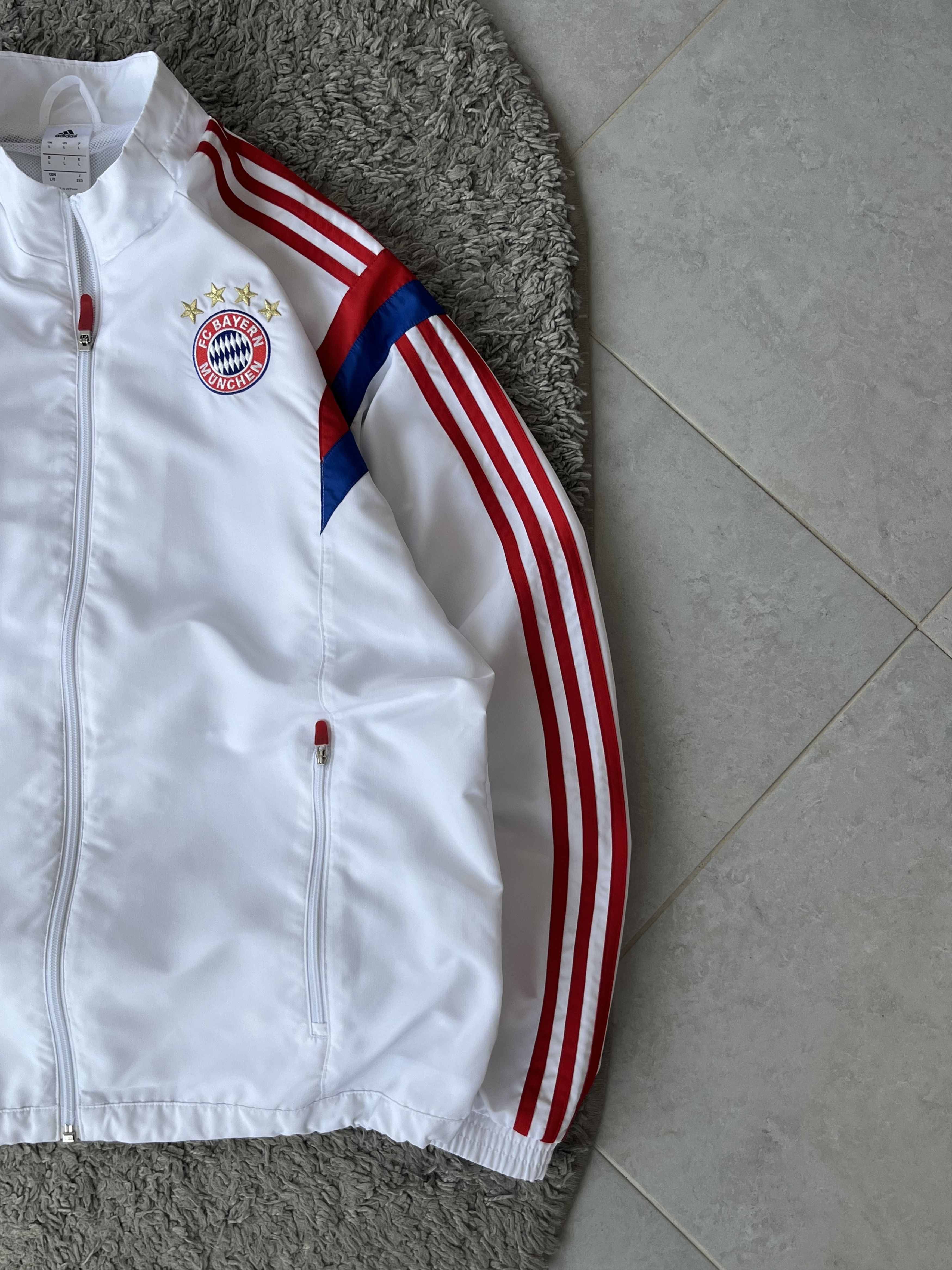 Adidas ADIDAS FC BAYERN MUNCHEN Vintage Nylon Jersey Jacket Y2K Size US L / EU 52-54 / 3 - 4 Thumbnail