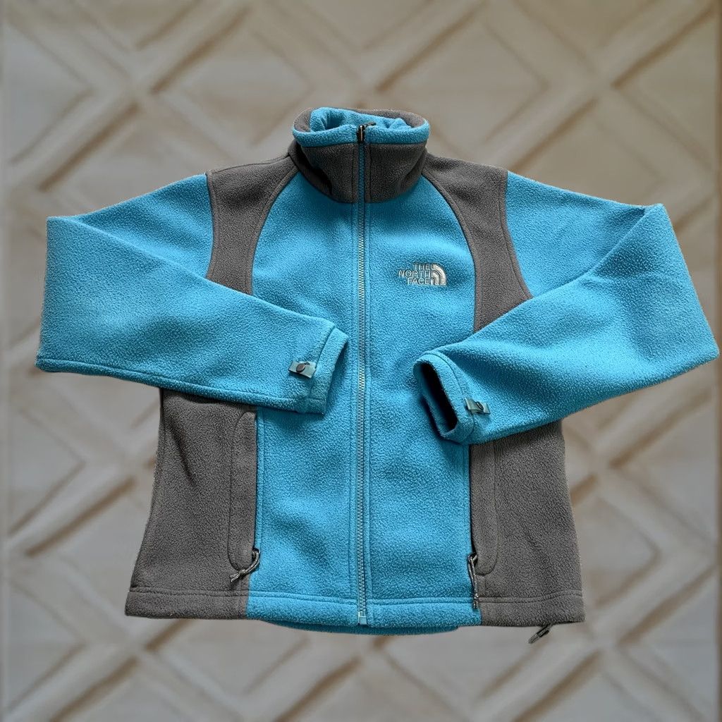 The North Face The North Face Jacket Womens XS Blue Full Zip Fleece Outdoor Pockets Small Logo Regular Fit Casual Outdoor Mens Girls Womens Size XS / US 0-2 / IT 36-38 - 1 Thumbnail