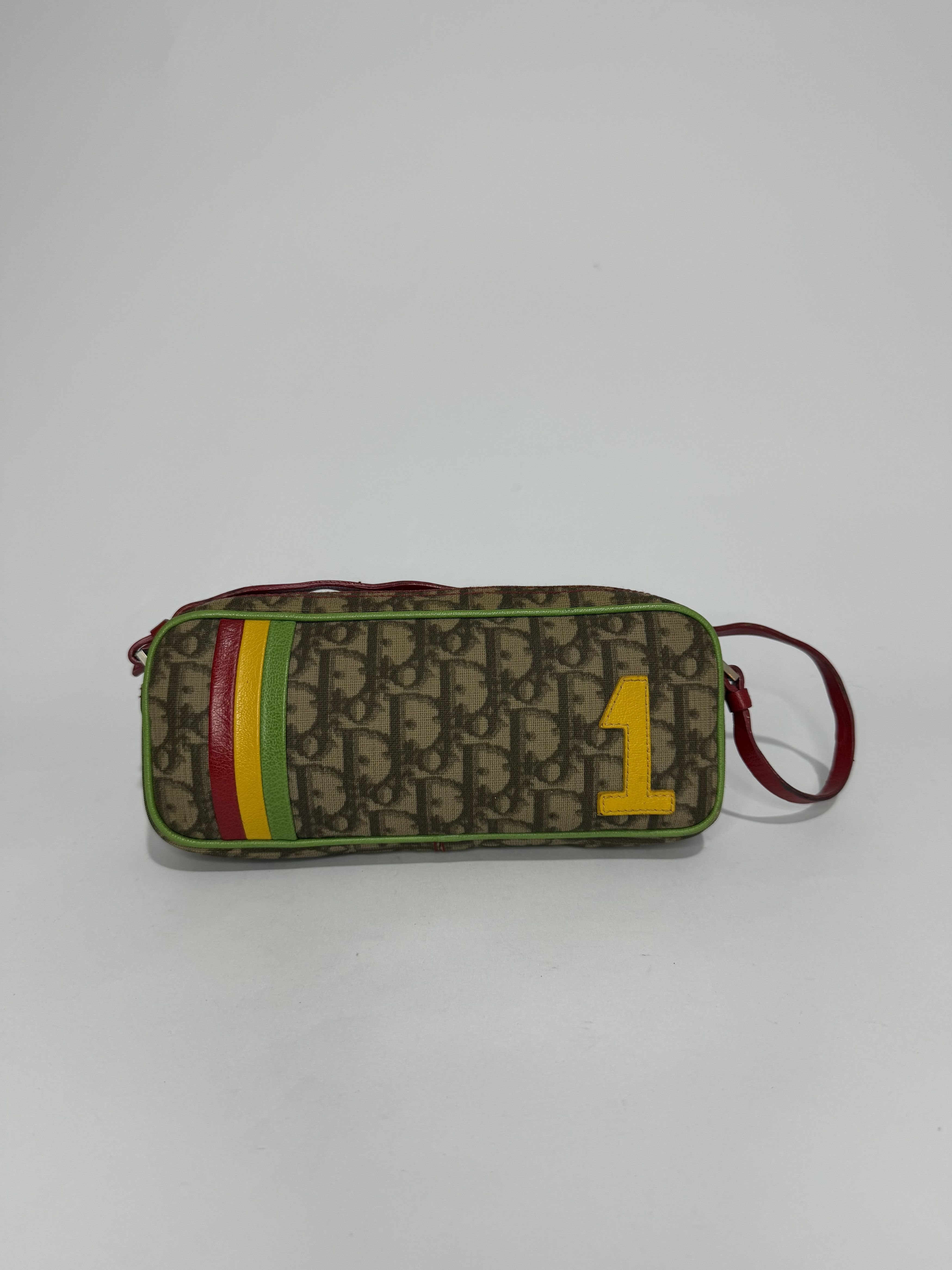 Dior Dior Multicolor Oblique Coated Canvas Rasta 1 Pochette Bag Size ONE SIZE - 2 Thumbnail
