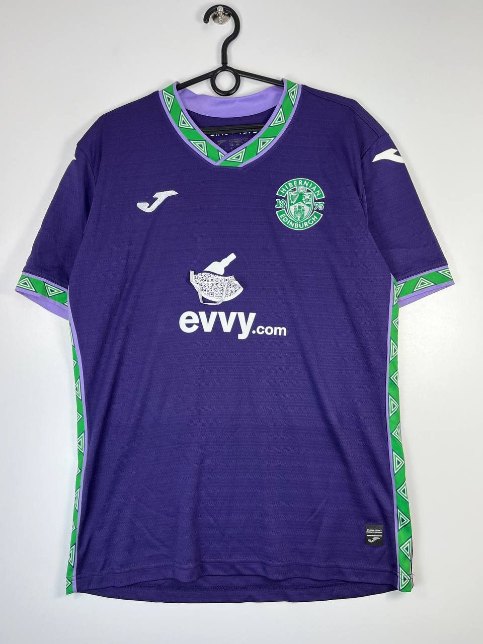 Joma Hibernian Fc Away Football Shirt Soccer Joma Kelland #32 L Size US L / EU 52-54 / 3 - 1 Thumbnail