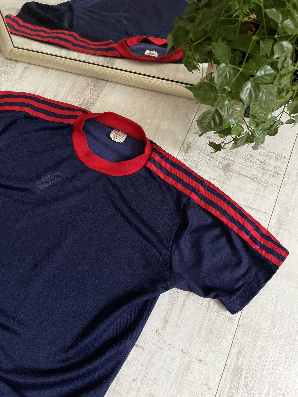 Adidas Vintage Adidas 80’s Made In Germany T-Shirt Size US M / EU 48-50 / 2 - 3 Thumbnail