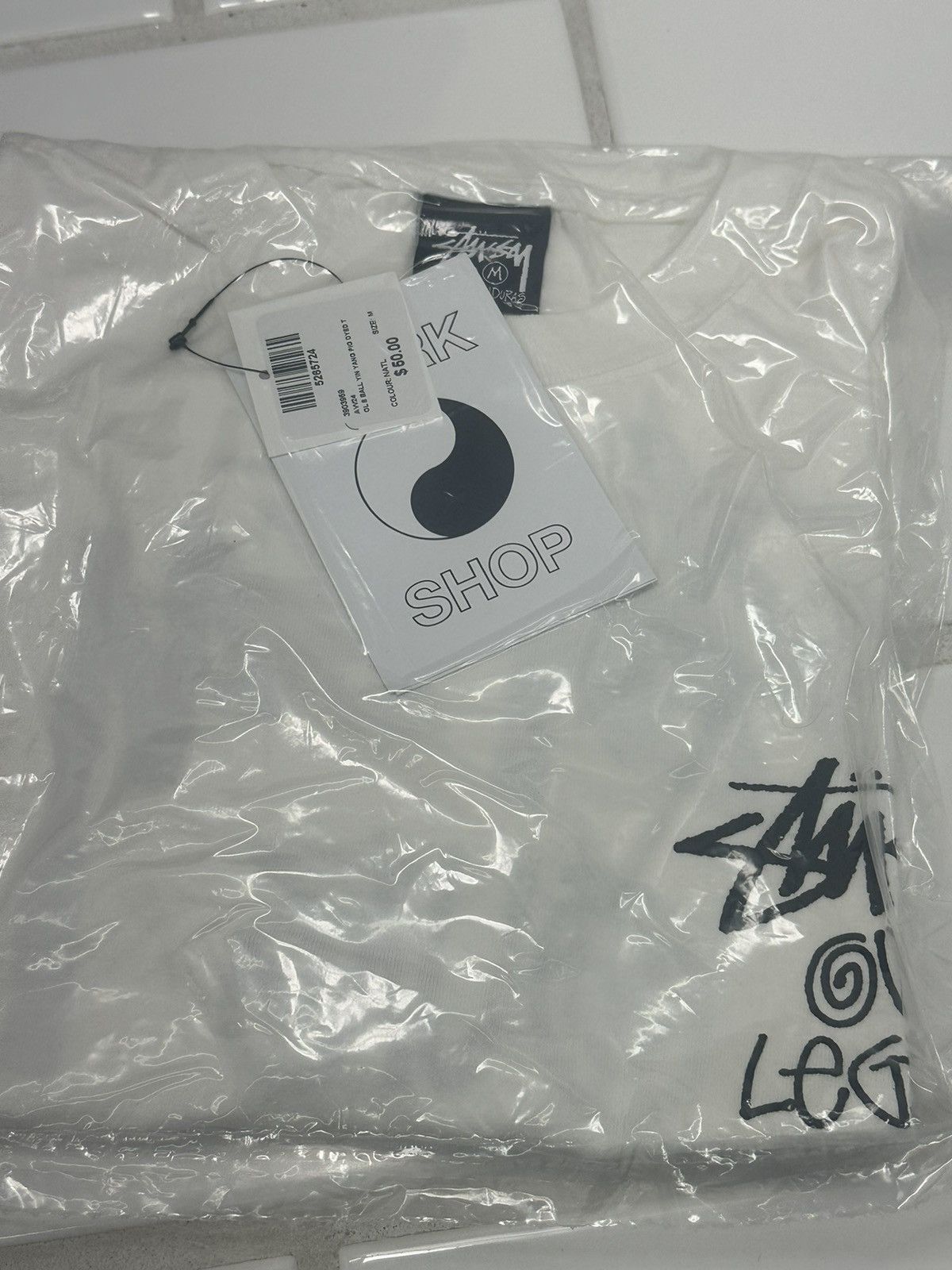 Stussy Our Legacy 8 Ball OL YIN YANG PIG DYED TEE