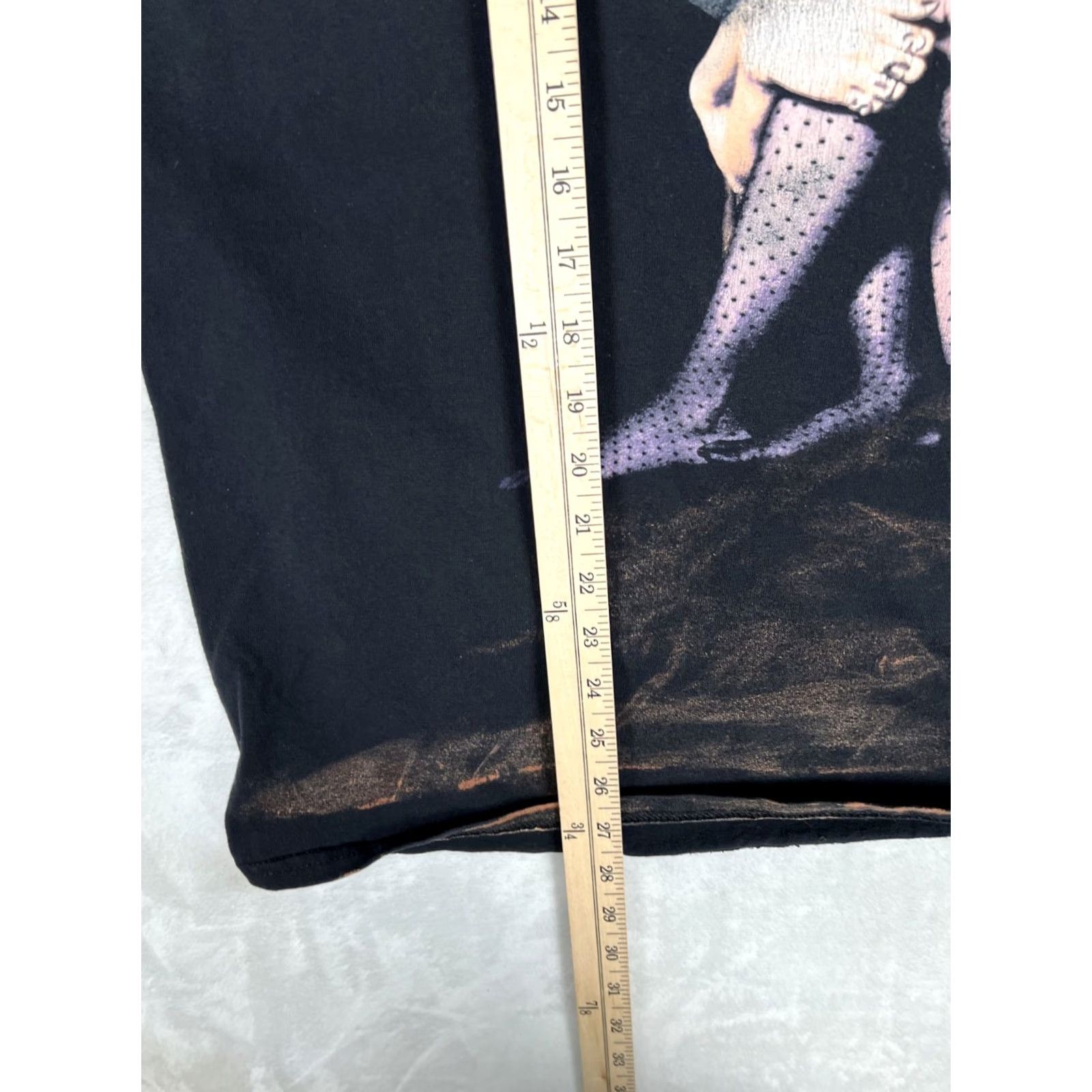 Vintage Olivia Rodrigo Guts World Tour Live T-Shirt 2XL Black Crew Neck Short Sleeve Unisex Adults Concert Merch Casual Stained Size XXL / US 16-18 / IT 52-54 - 5 Thumbnail