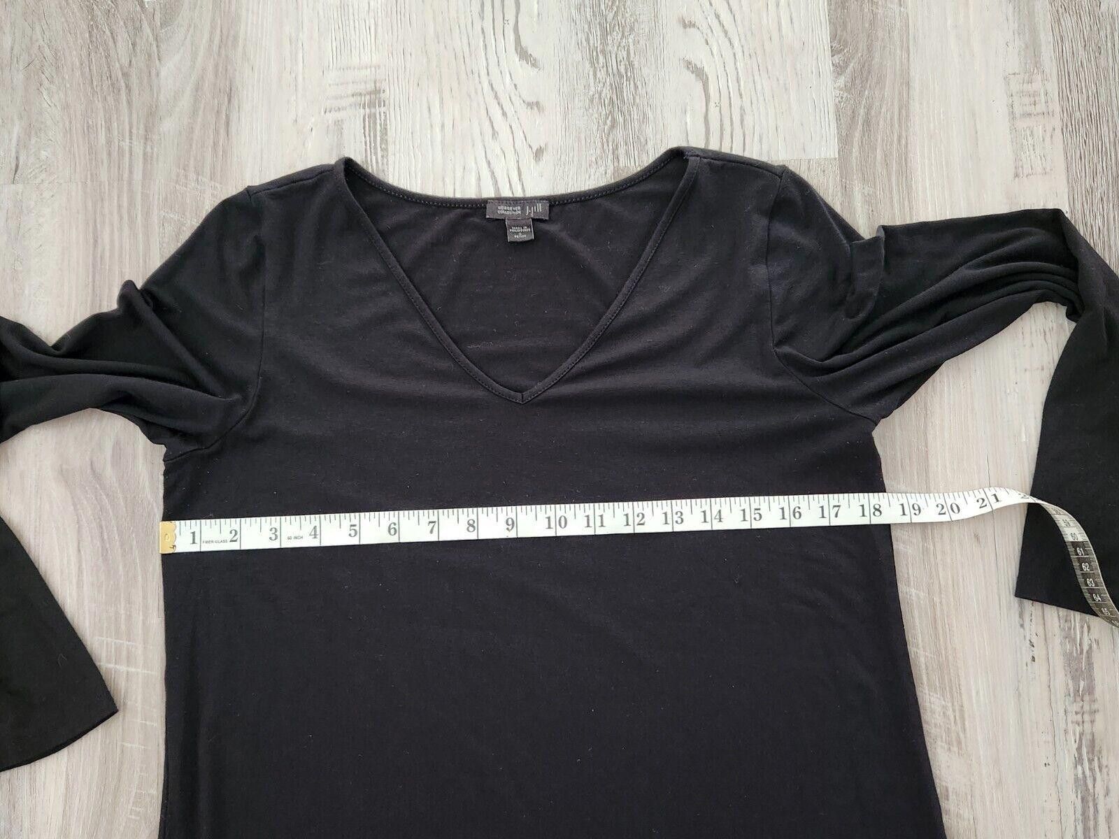 Designer J Jill Wearever Collection Dress Small Petite Long Sleeve Size S / US 4 / IT 40 - 5 Thumbnail