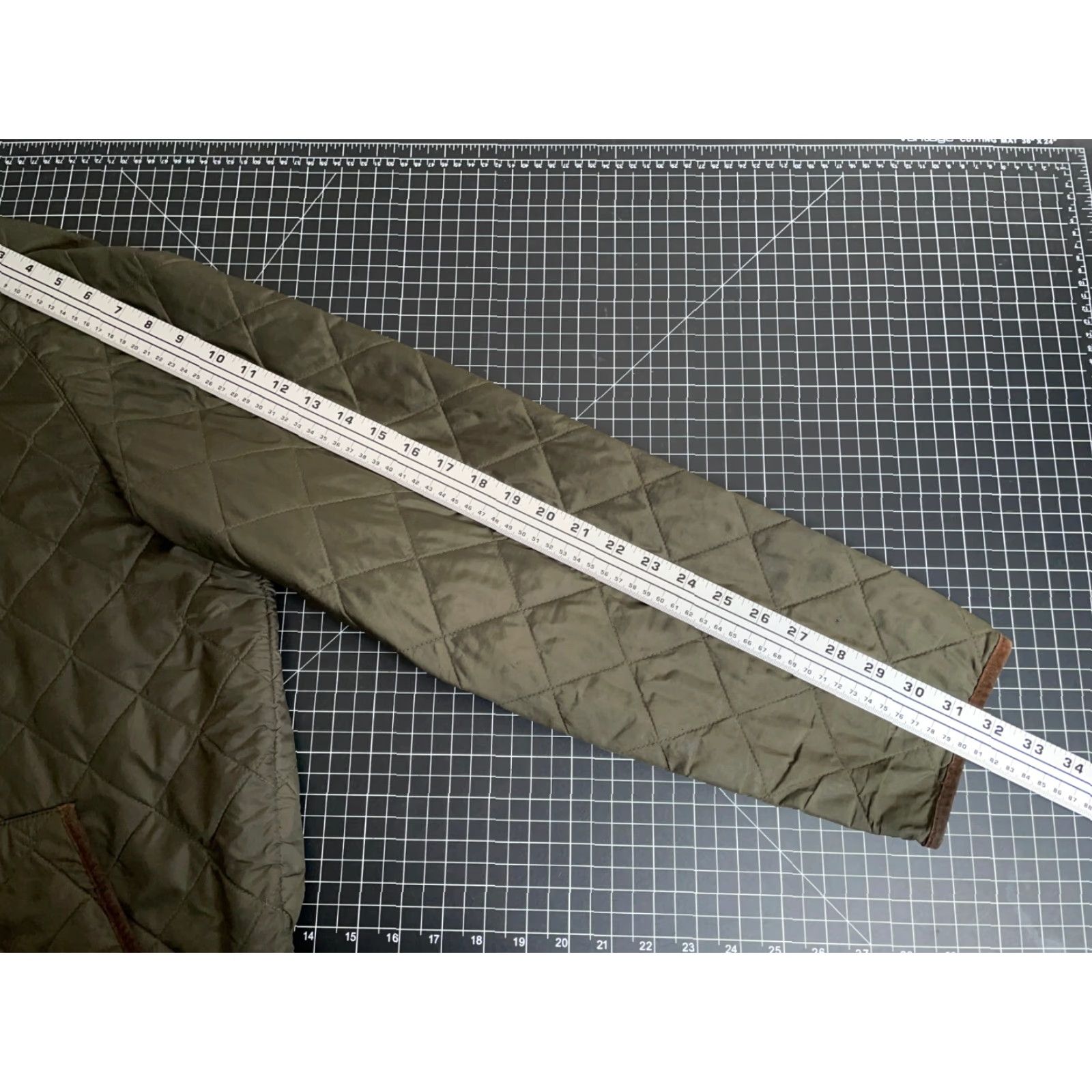 Polo Ralph Lauren Polo Ralph Lauren Quilted Zip Jacket Adult Large Olive Green Bomber Jacket Mens Size US L / EU 52-54 / 3 - 7 Thumbnail