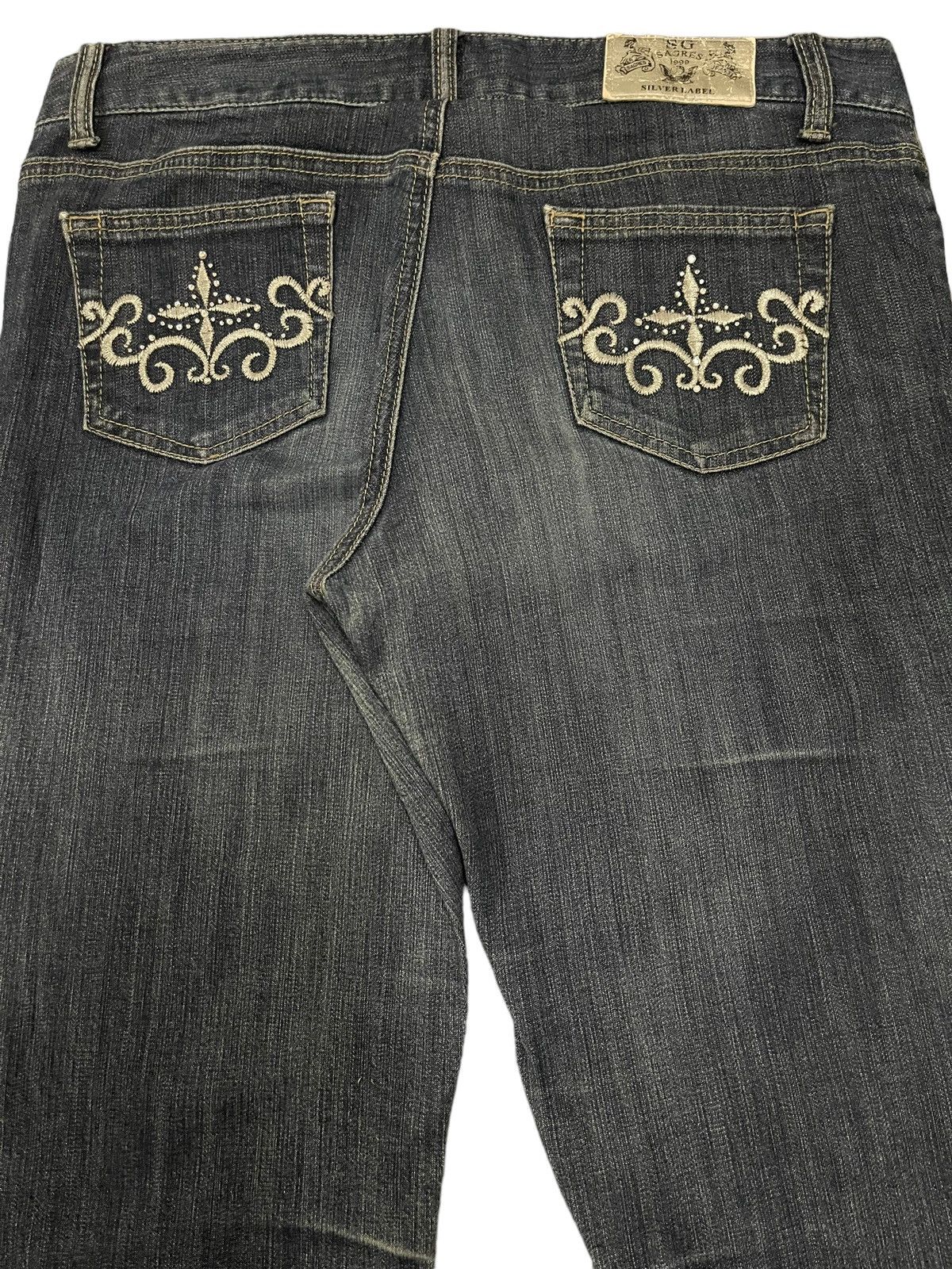 If Six Was Nine Vintage Japanese Brand Blue Wash Style Bootcut Jeans Size US 31 - 6 Thumbnail