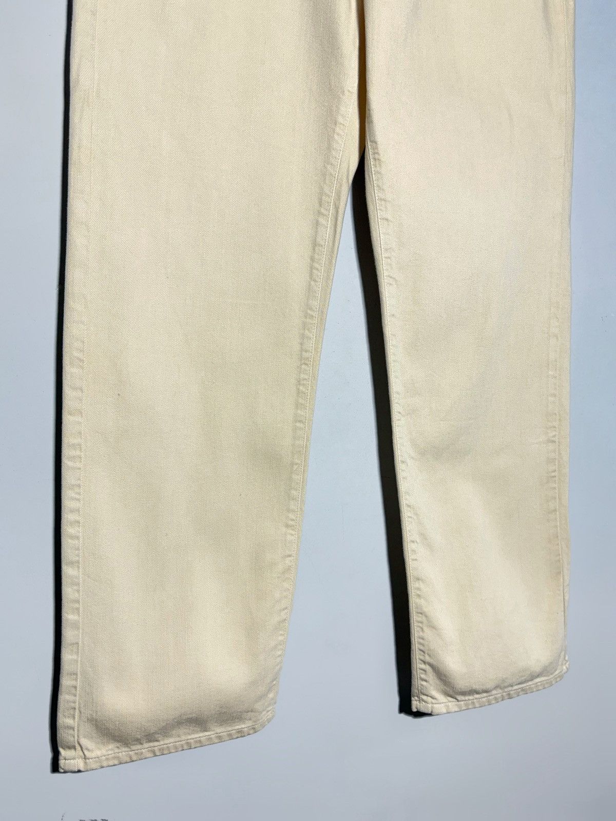 Dries Van Noten Dries Van Noten Straight Beige Denim Jeans Size US 29 - 6 Thumbnail