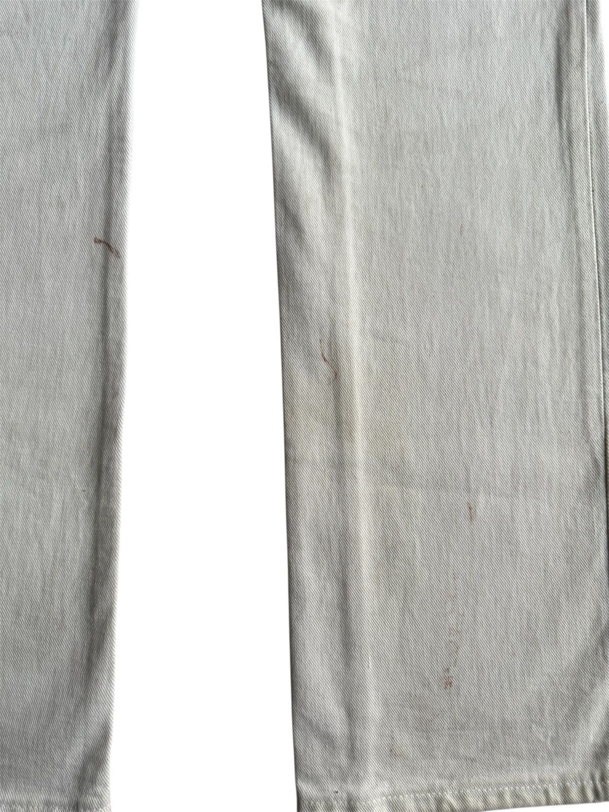 Helmut Lang 1998 Helmut Lang White Denim on Kanye Style Size US 29 - 10 Thumbnail