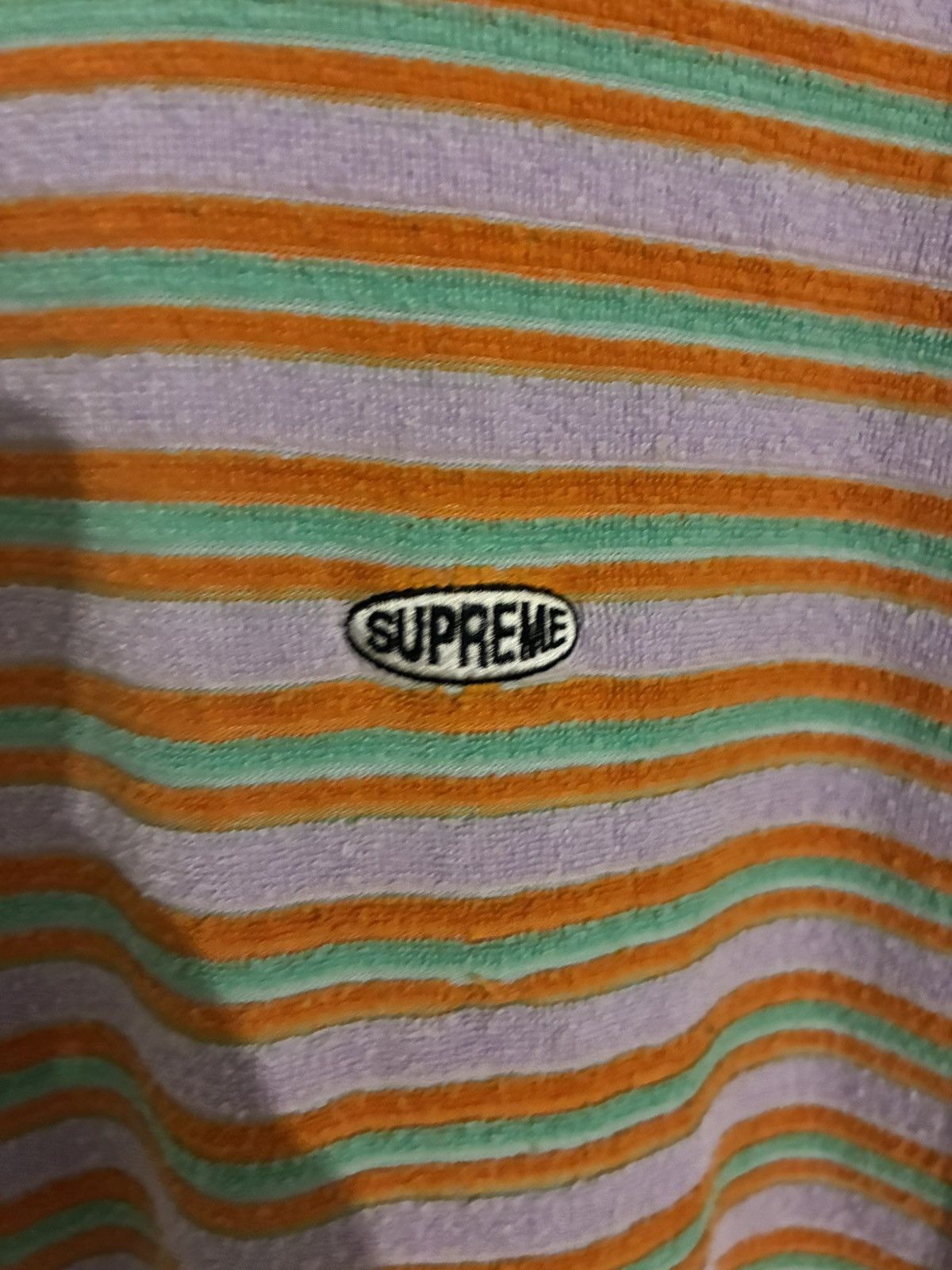 Supreme Supreme Multi Strip Terry Tee Size US L / EU 52-54 / 3 - 6 Thumbnail