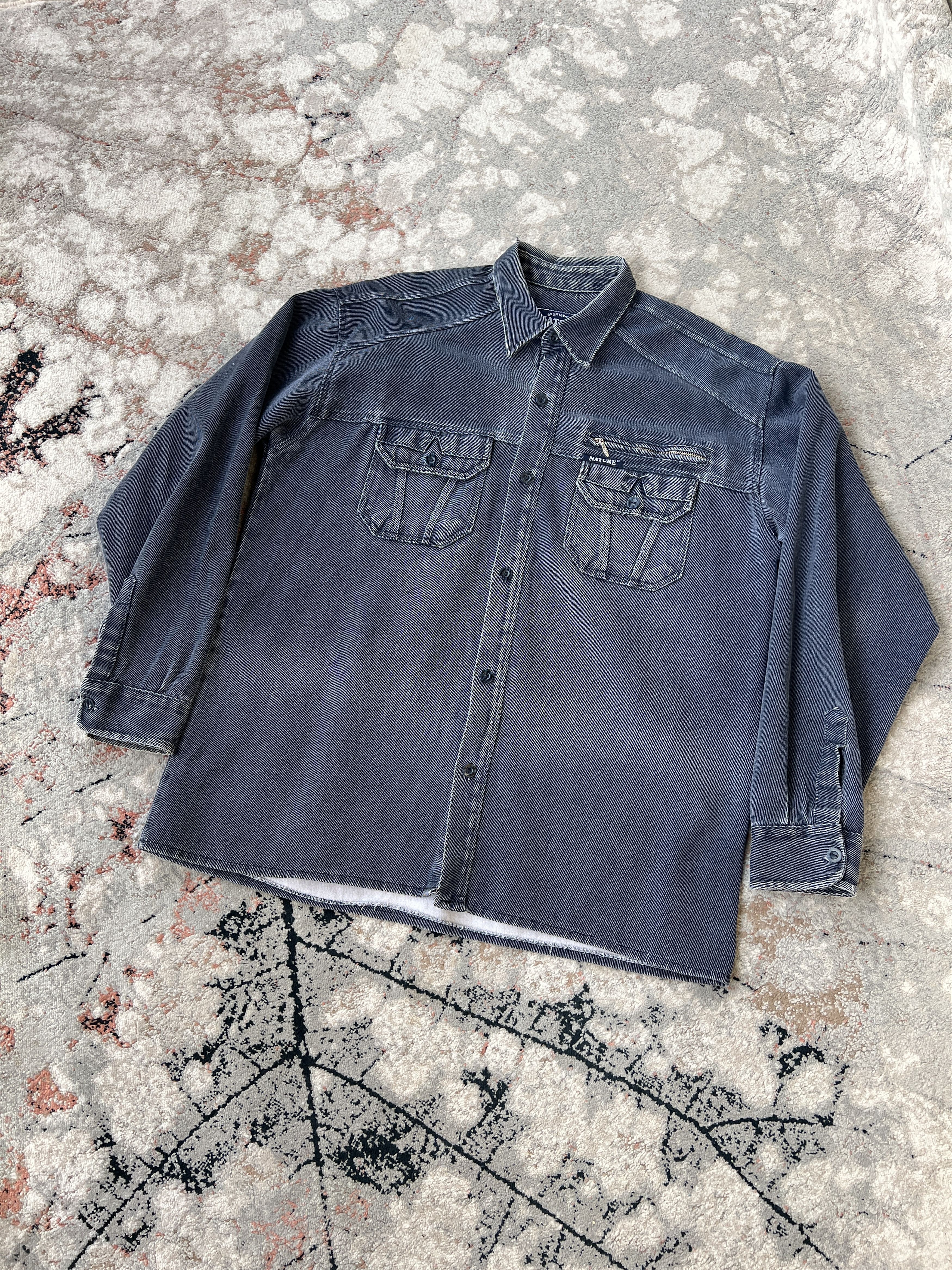 Vintage Vintage Nature Denim Shirt Size US XL / EU 56 / 4 - 1 Thumbnail