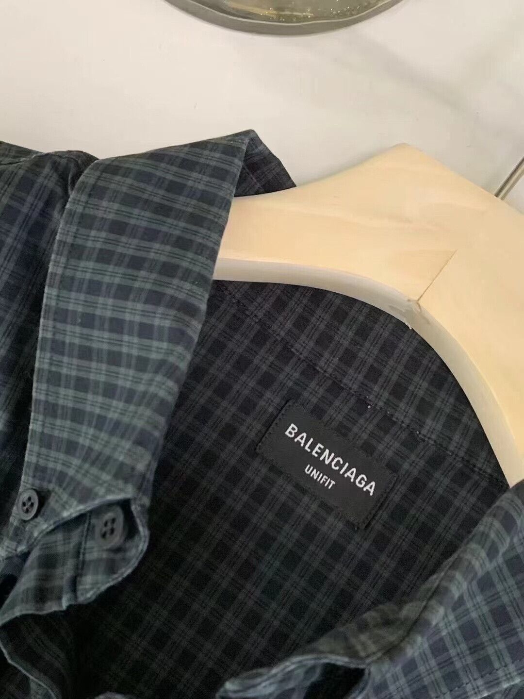 Balenciaga irregular checkered shirt by balenciaga Size US XS / EU 42 / 0 - 3 Thumbnail