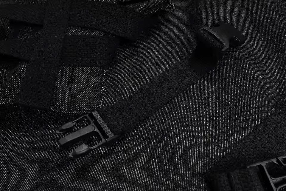 Other Punk Black Streetwear Cargo Shorts Size US 33 - 8 Thumbnail