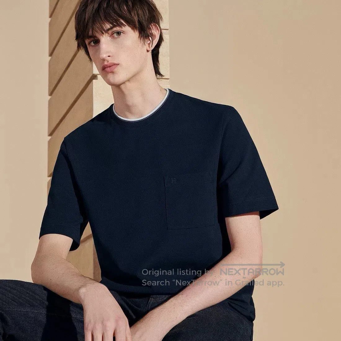 Hermes Hermes Cotton Short Sleeve T-shirt. Size US M / EU 48-50 / 2 - 6 Thumbnail