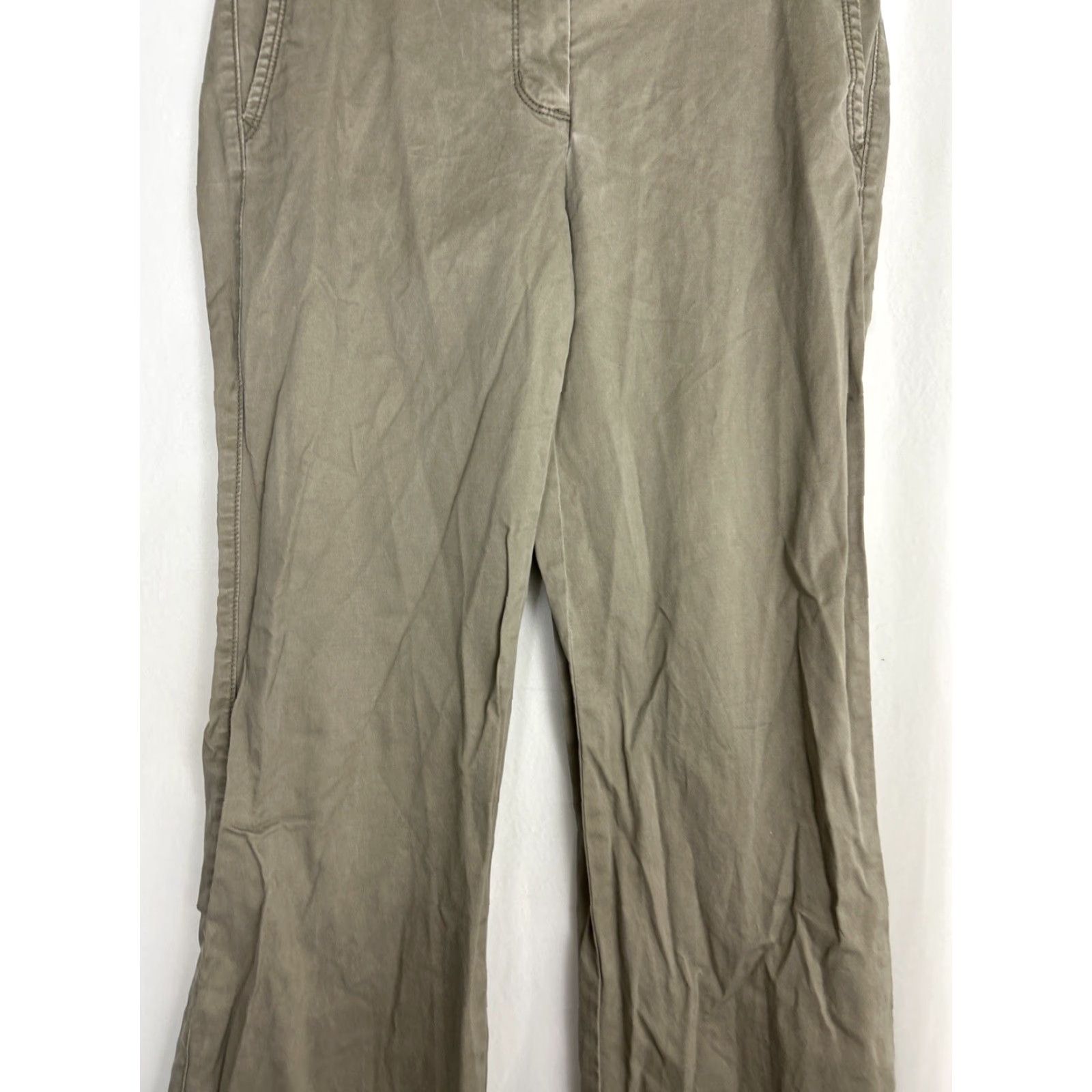 J.Crew J.CREW Women City Fit Stretch Beige Chinos Pants 32x30 Size 6 Regular Cotton Stretch Women Mens Girls Size 28" / US 6 / IT 42 - 3 Thumbnail