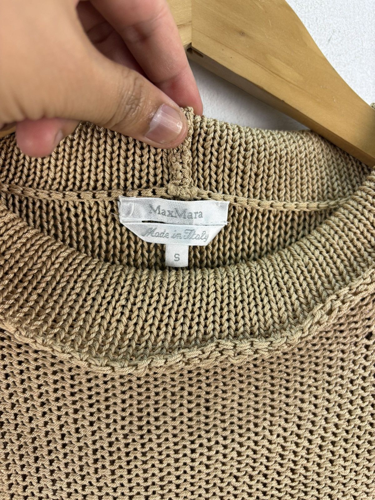 Max Mara Max Mara Crochet Knitted Turtleneck Sweater size S Size S / US 4 / IT 40 - 2 Thumbnail