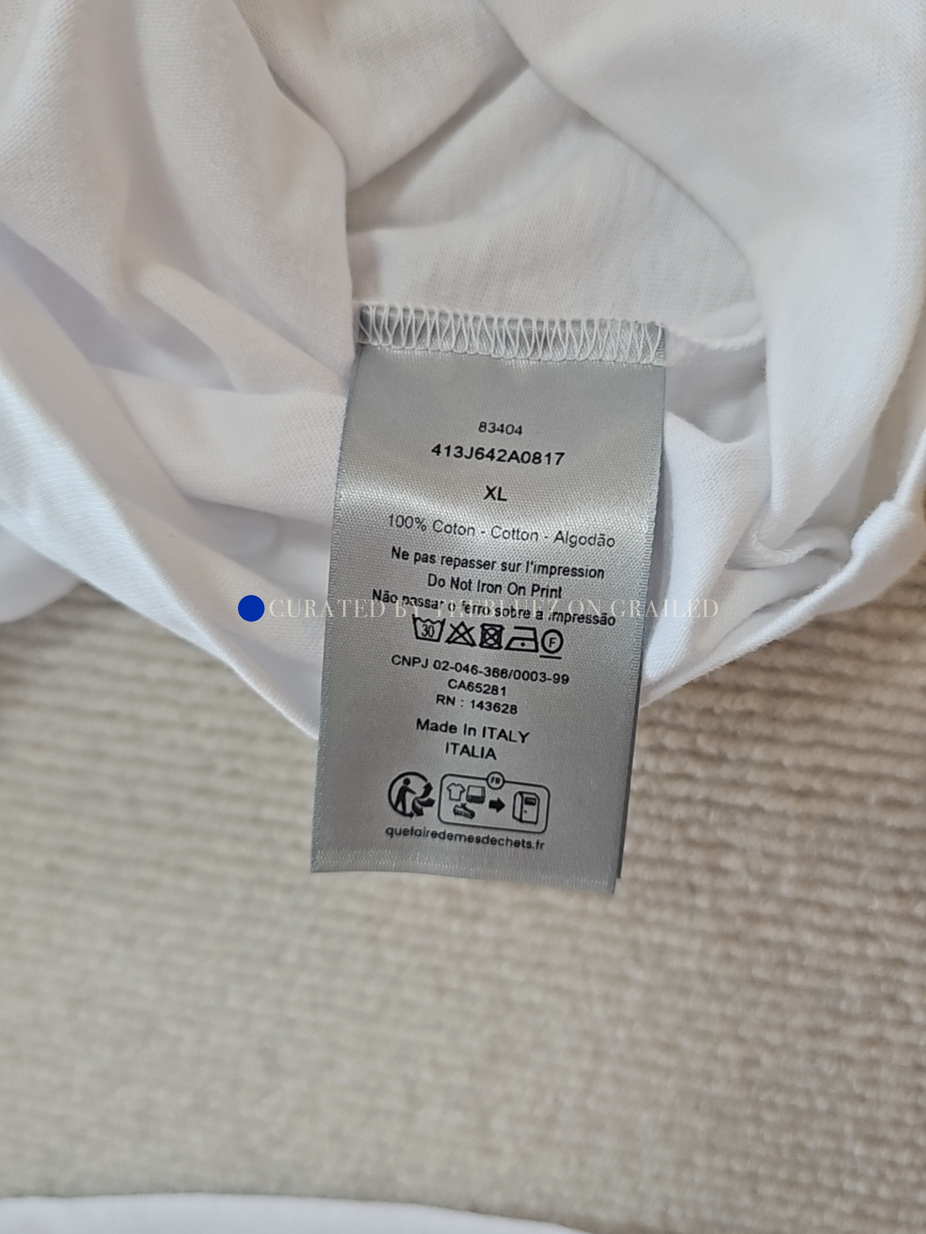 Dior Multicolor Logo Long Sleeve Tee in White Size US XL / EU 56 / 4 - 1 Preview