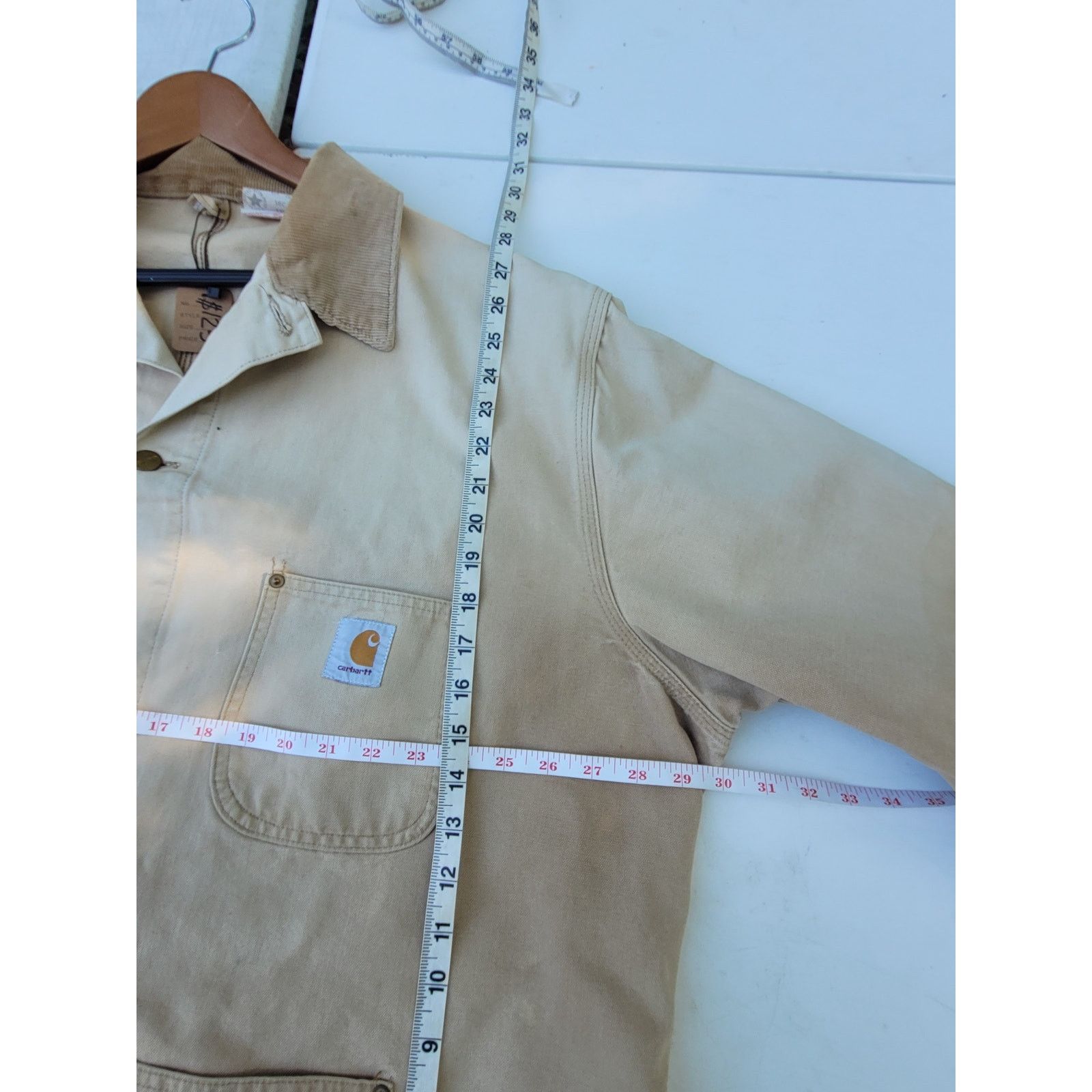 Carhartt × Carhartt Wip × Vintage Vintage Carhartt Chore Barn Coat Corduroy Collar Size US XXL / EU 58 / 5 - 9 Thumbnail
