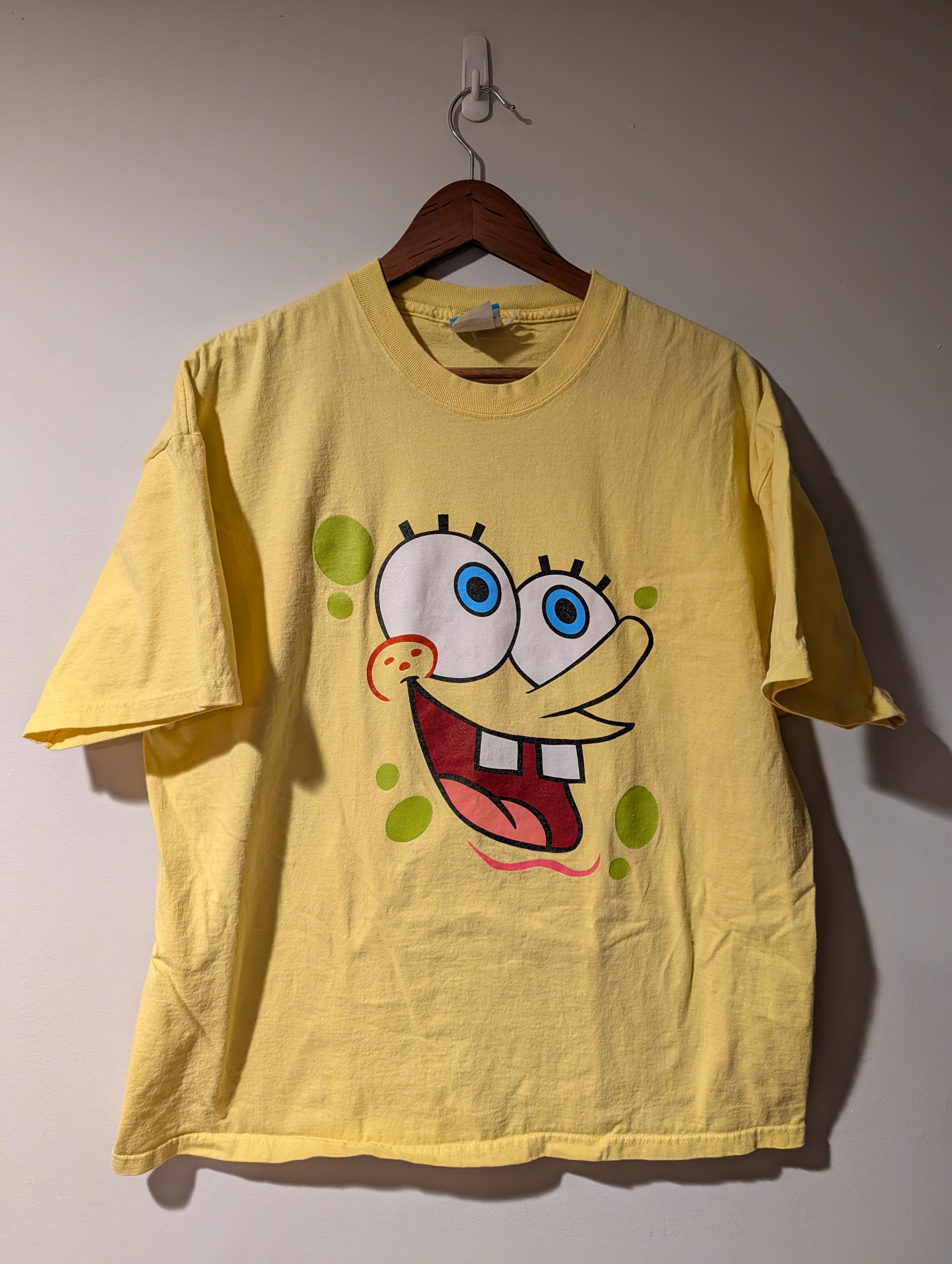 Nickelodeon Vintage 2002 SpongeBob SquarePants T Shirt Nickelodeon Size US XL / EU 56 / 4 - 1 Thumbnail