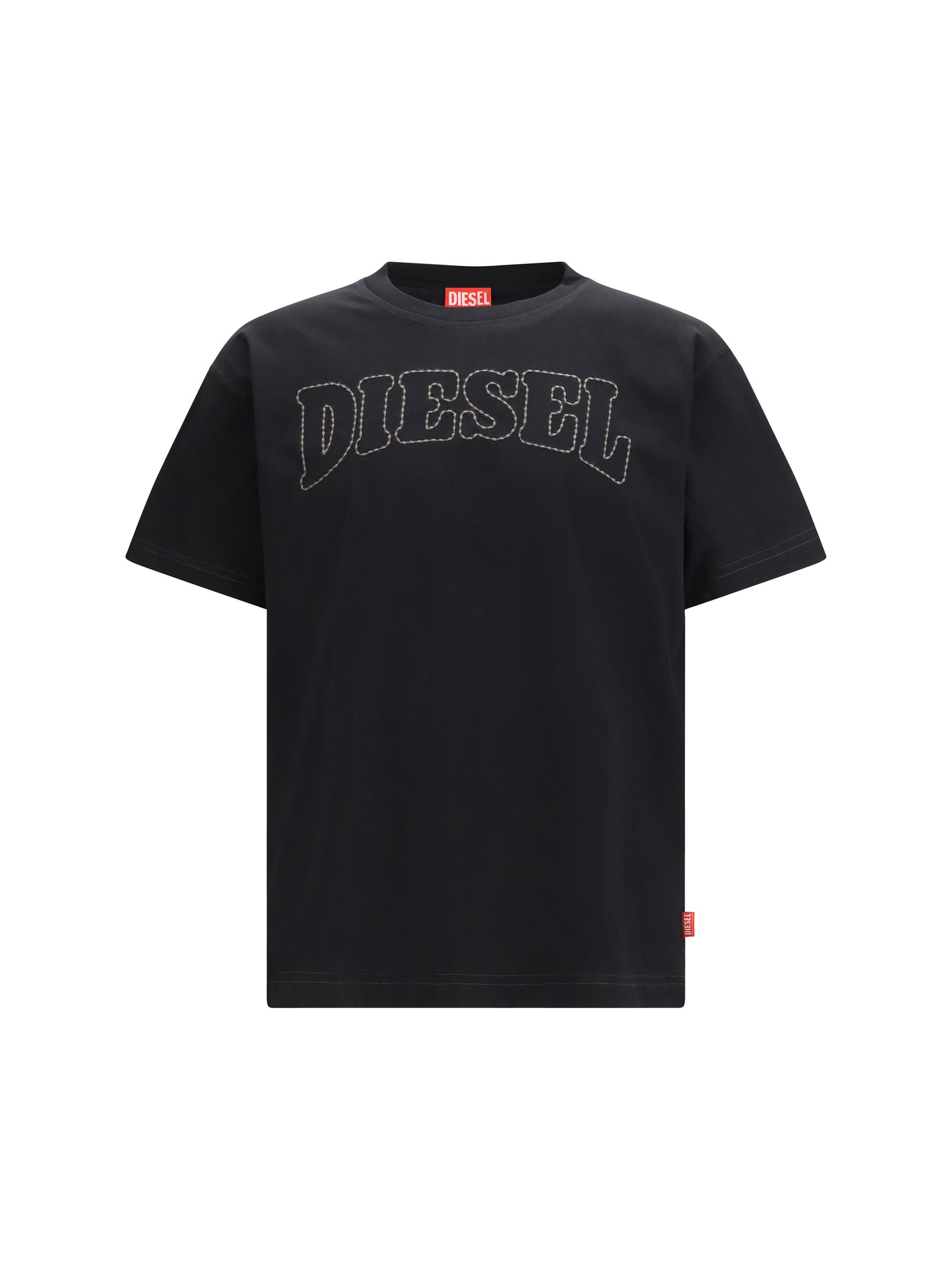 Diesel T-Norm-V10 Logo Stitching T-Shirt Size US M / EU 48-50 / 2 - 1 Thumbnail