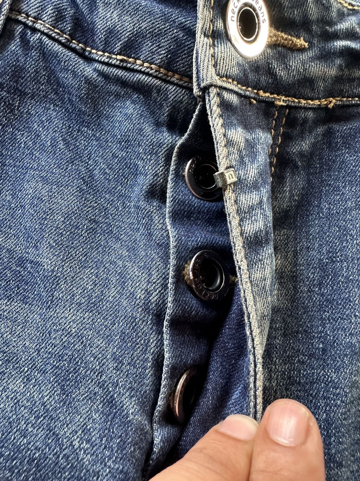 BUFFALO BOBS × Beauty Beast Necked Jeans Japan Distressed Size 32 D112 Size US 32 / EU 48 - 10 Thumbnail