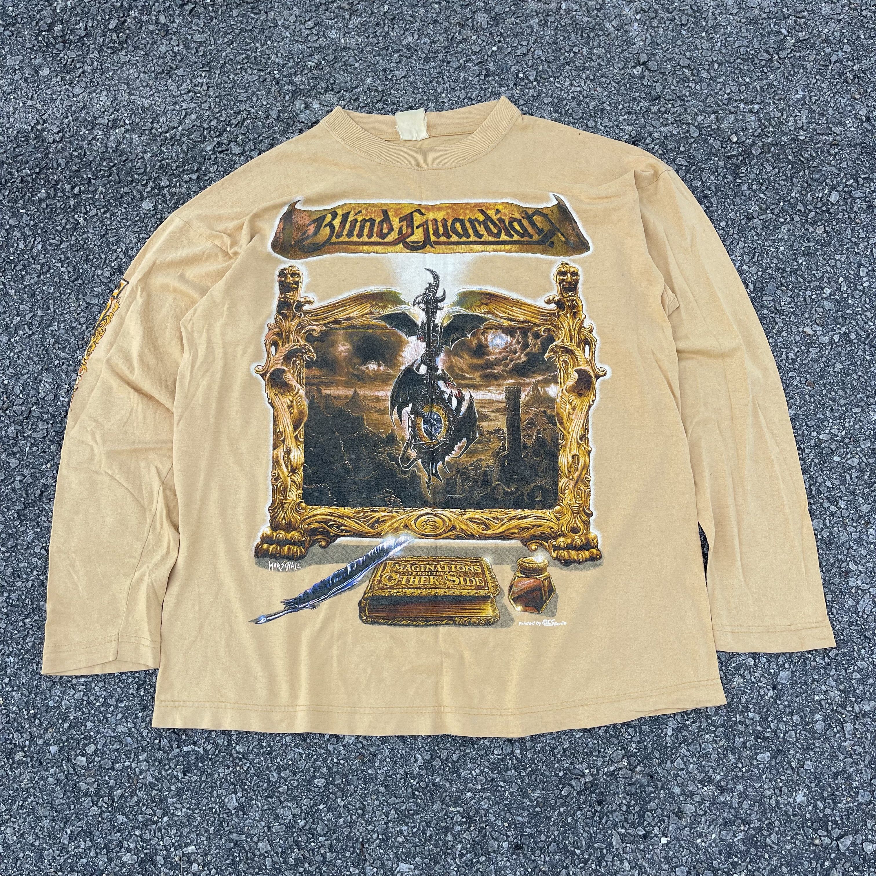 Band Tees × Vintage Vintage 90 Blind Guardians Long Sleeve Japan Tour Size US L / EU 52-54 / 3 - 2 Thumbnail