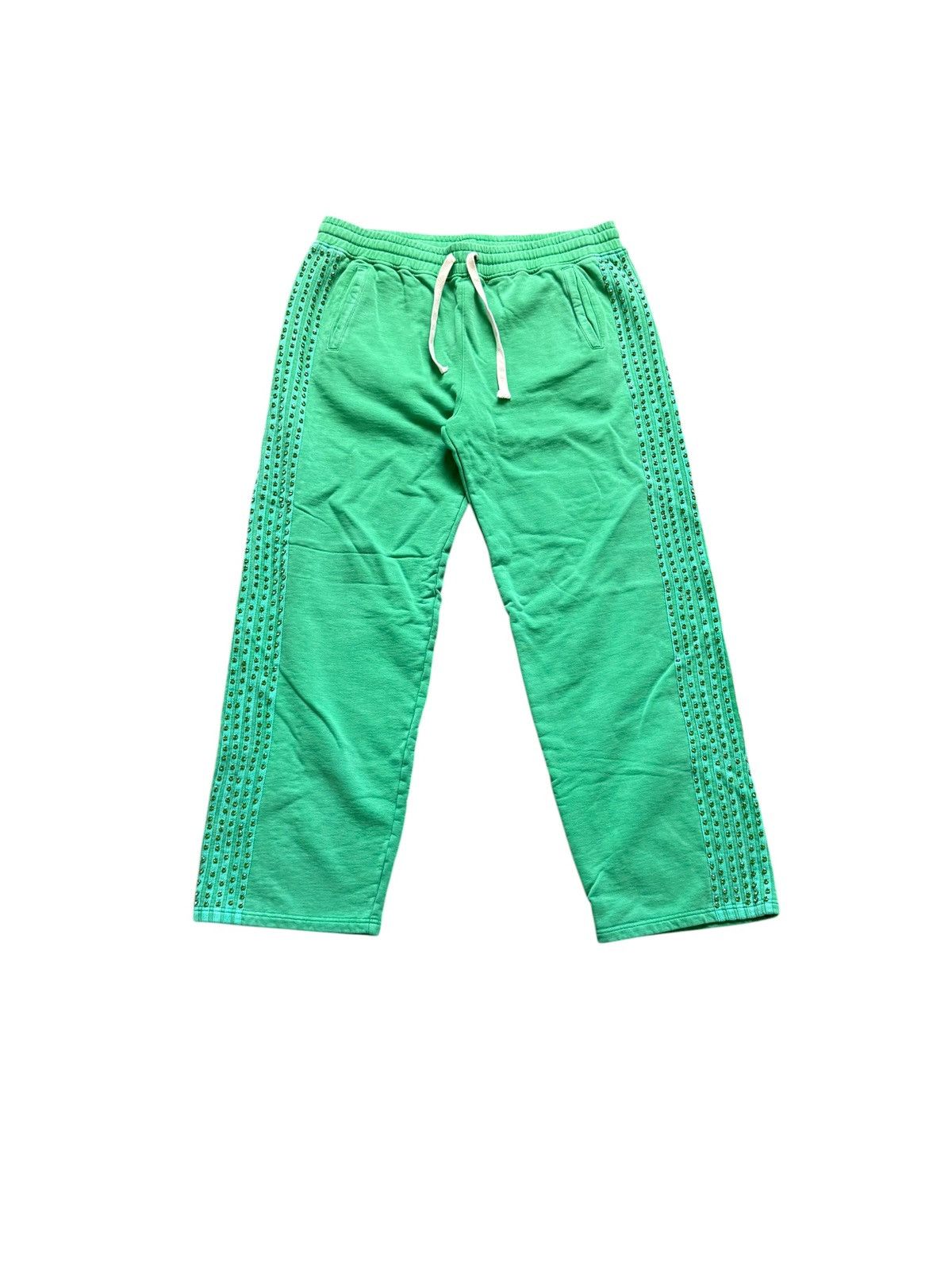 Vale STUDDED STRIPE BAGGY SWEATPANTS Size US 36 / EU 52 - 1 Thumbnail
